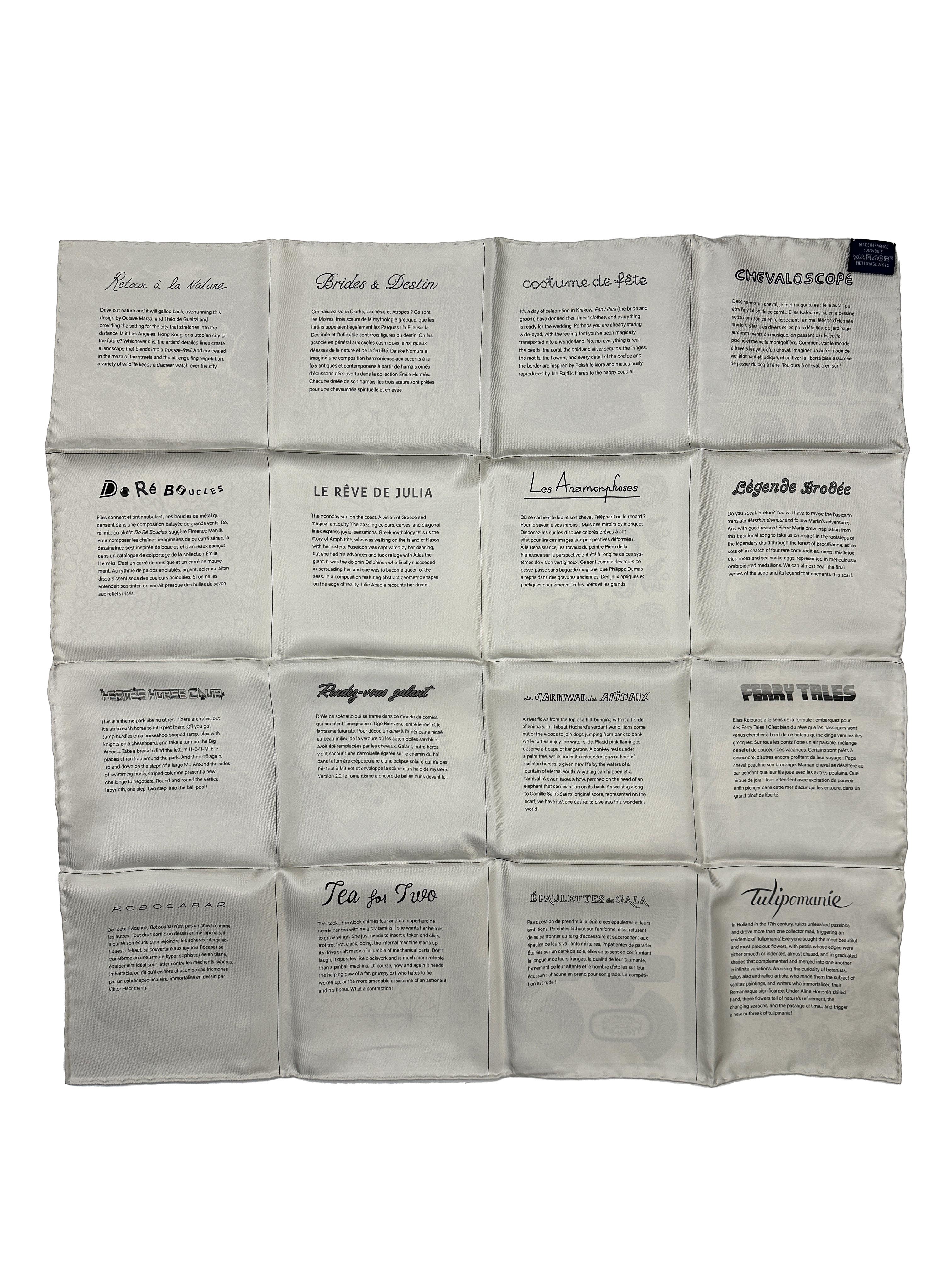 Hermès VIP 16 Carres Double Face 65