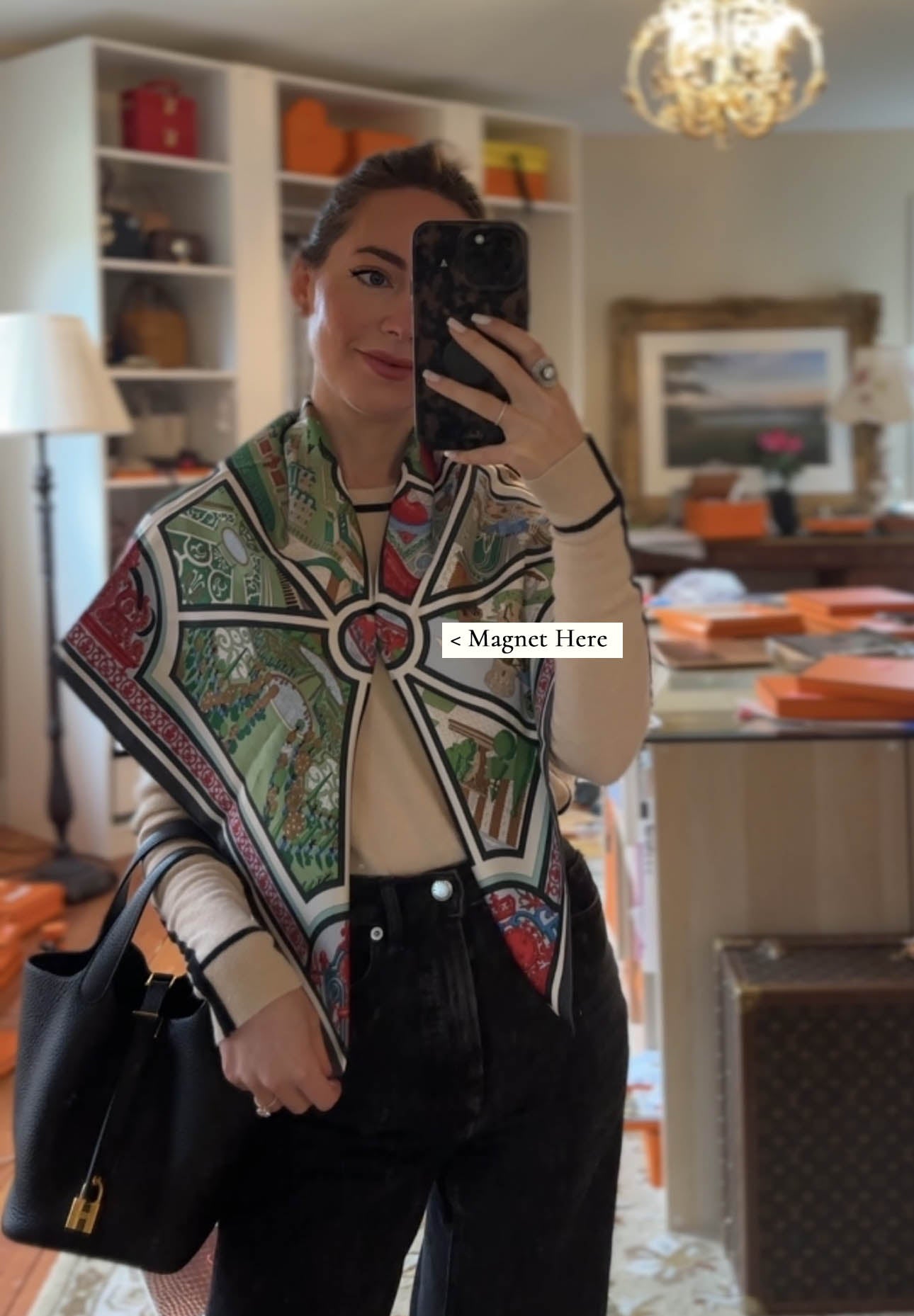 *Limited Edition* The Abigail 4 Piece Heart Scarf Magnet Set