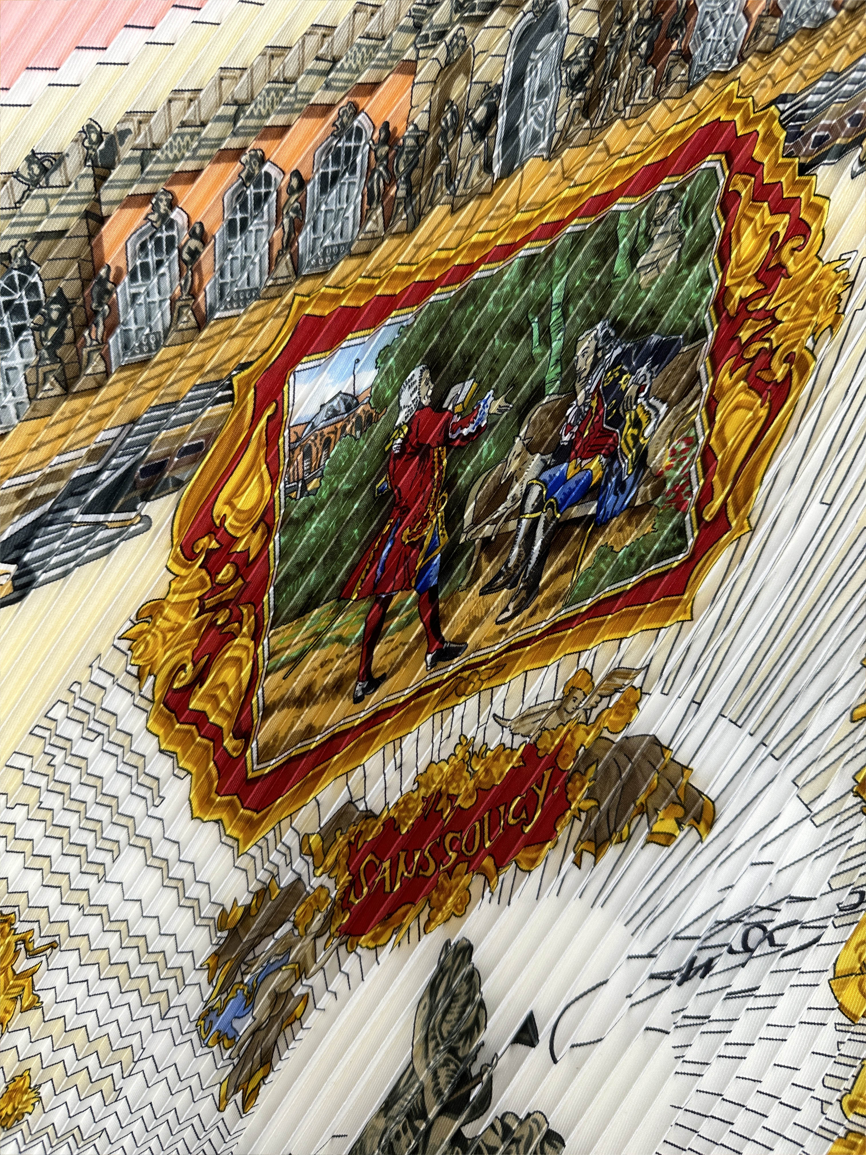 Hermès Voltaire Plissé 90