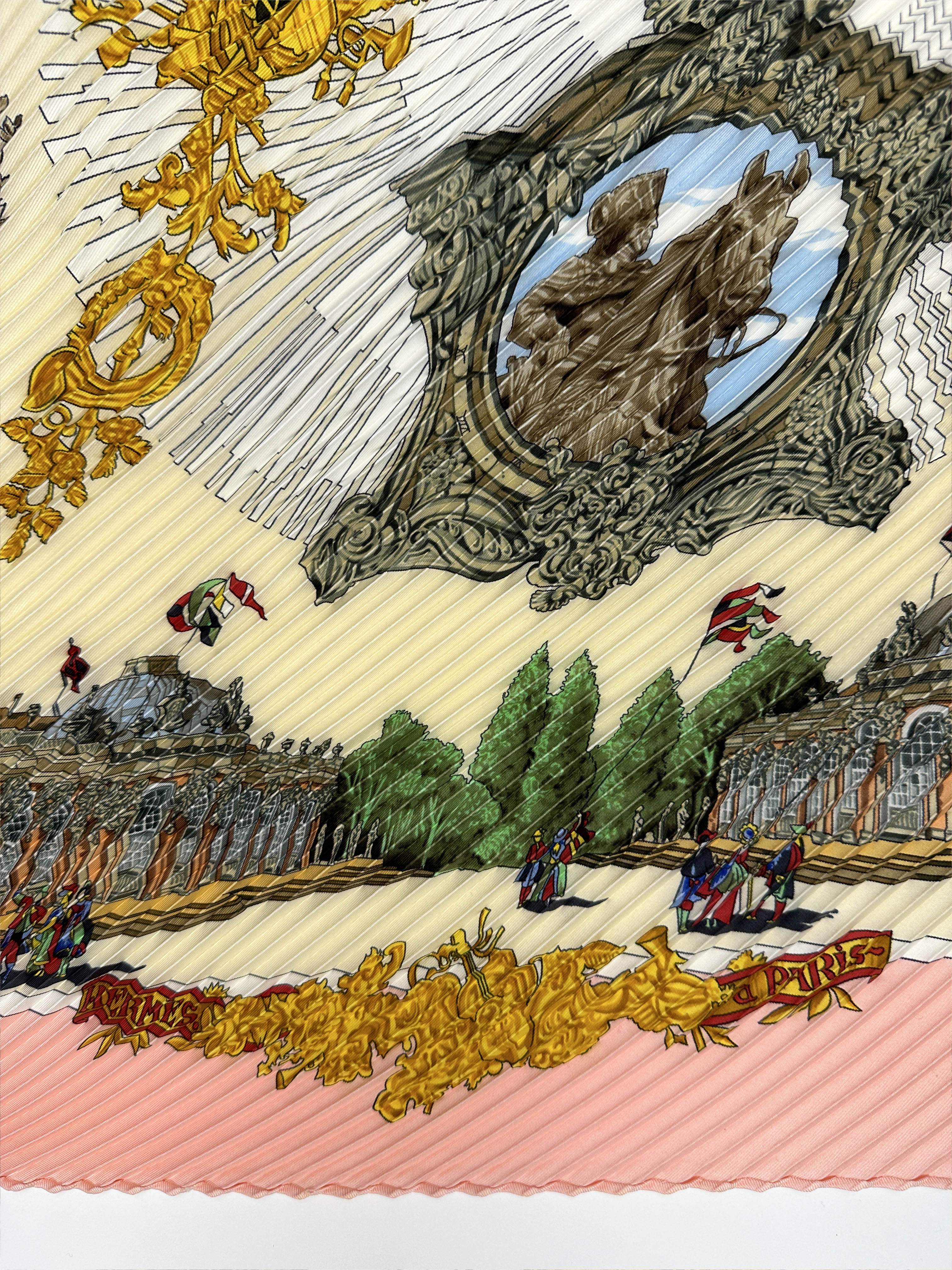 Hermès Voltaire Plissé 90