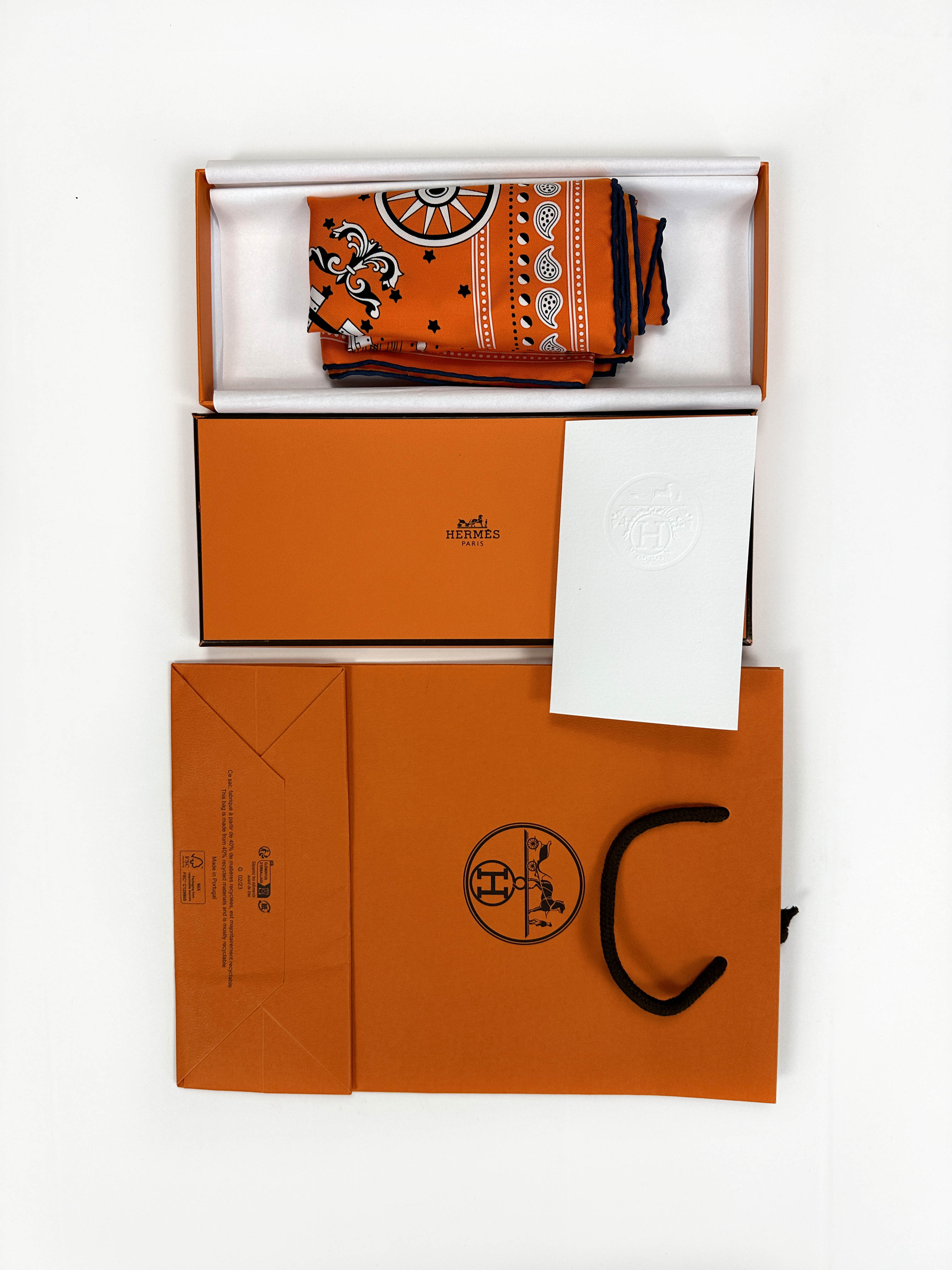 Hermès All Aboard! Bandana 55