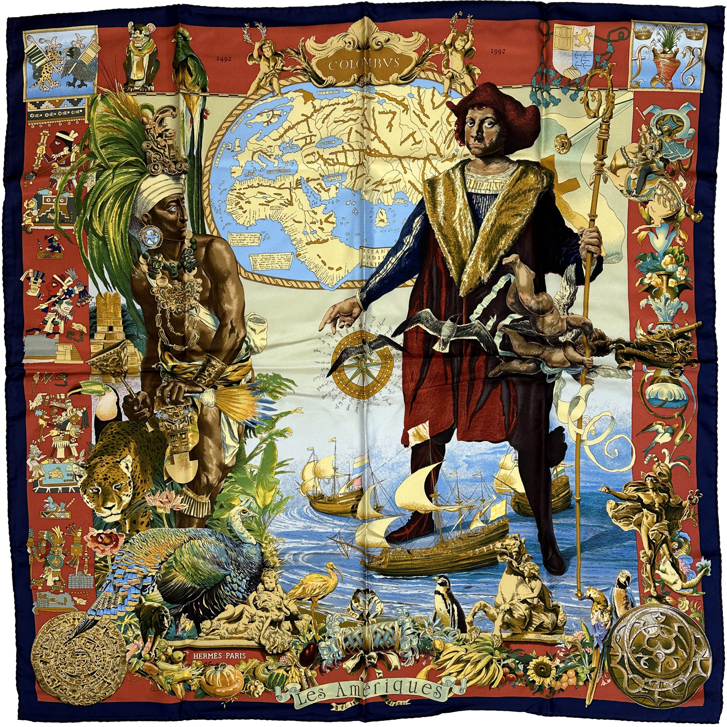 Hermès Les Amériques 90