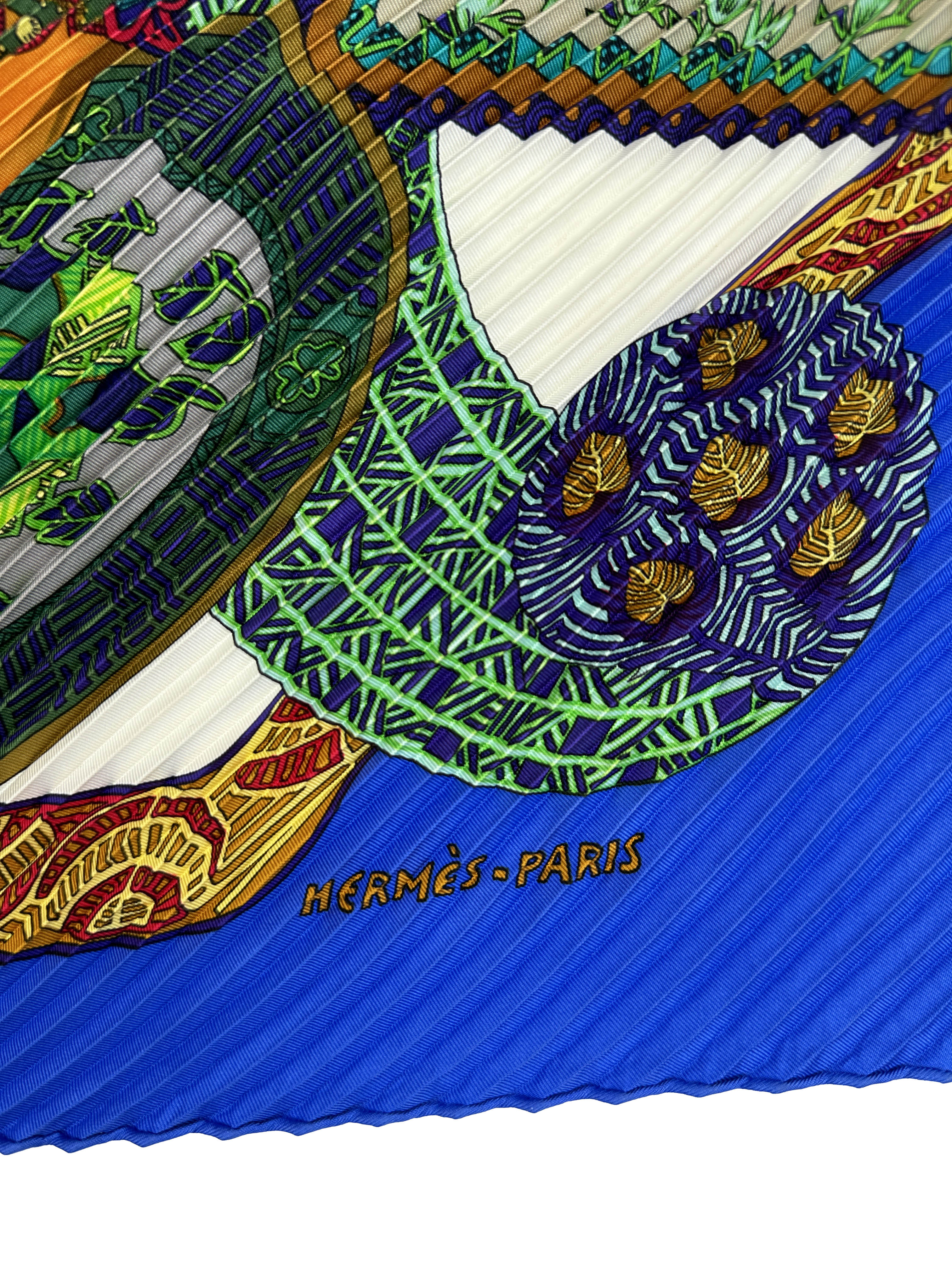 Hermès Art des Steppes Plissé 90