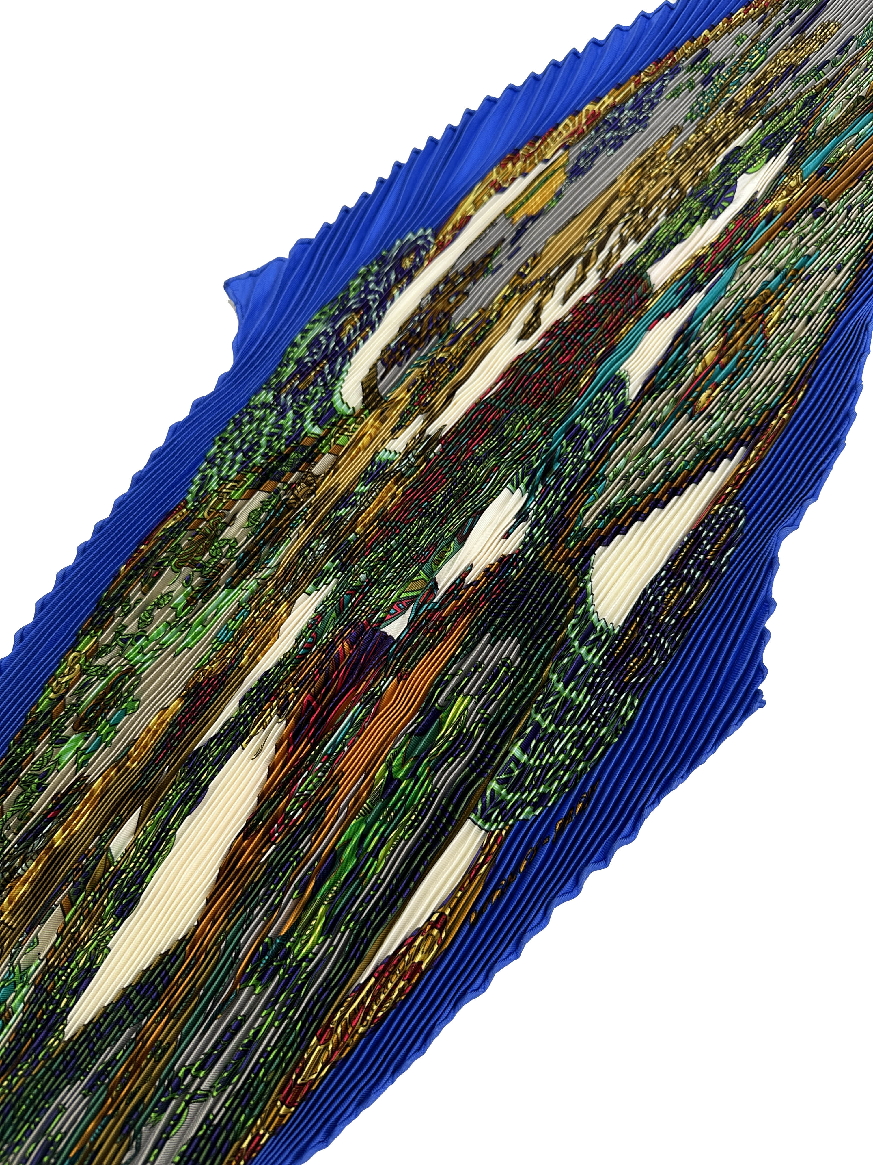 Hermès Art des Steppes Plissé 90