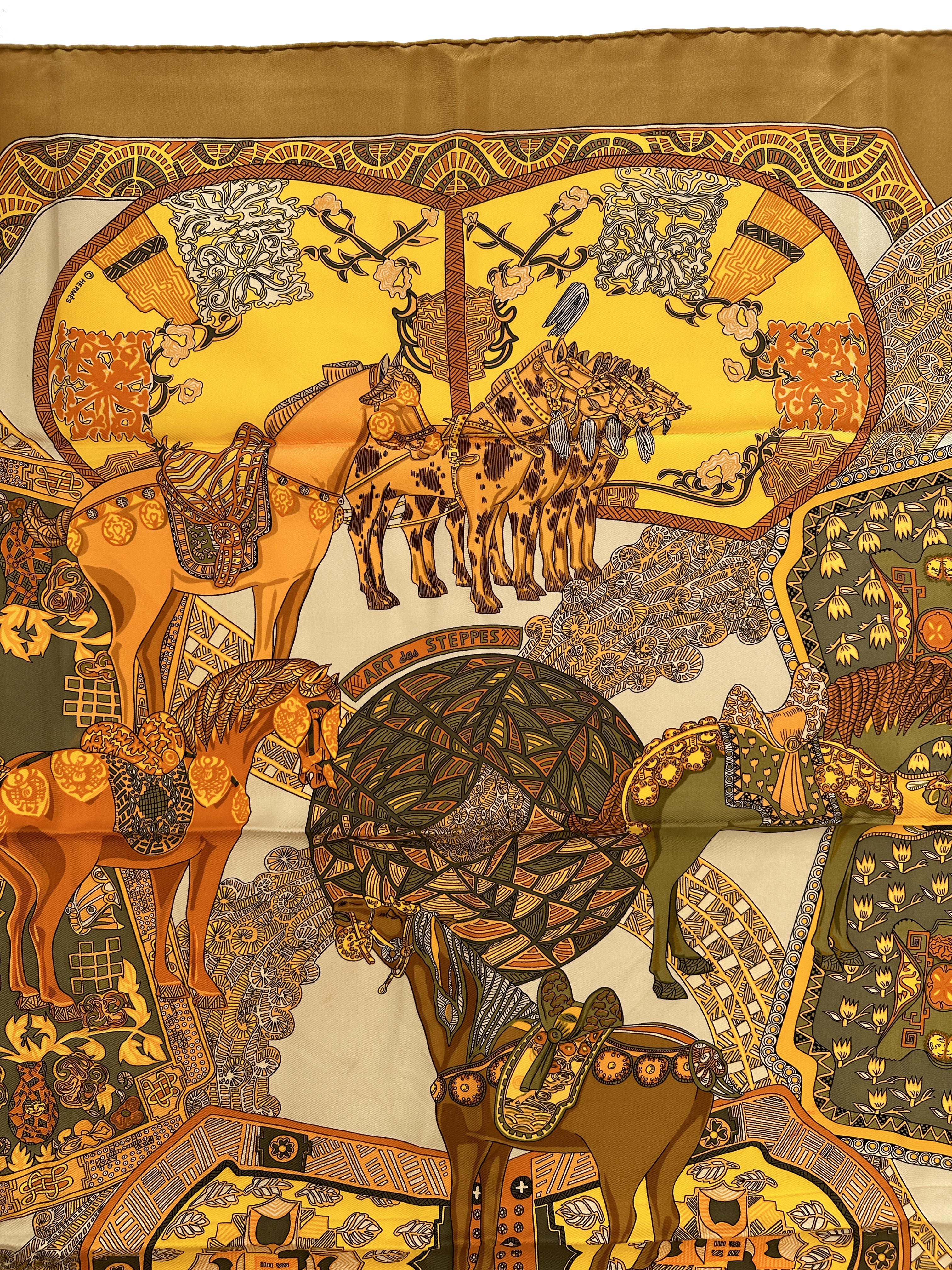 Hermès Art des Steppes 90