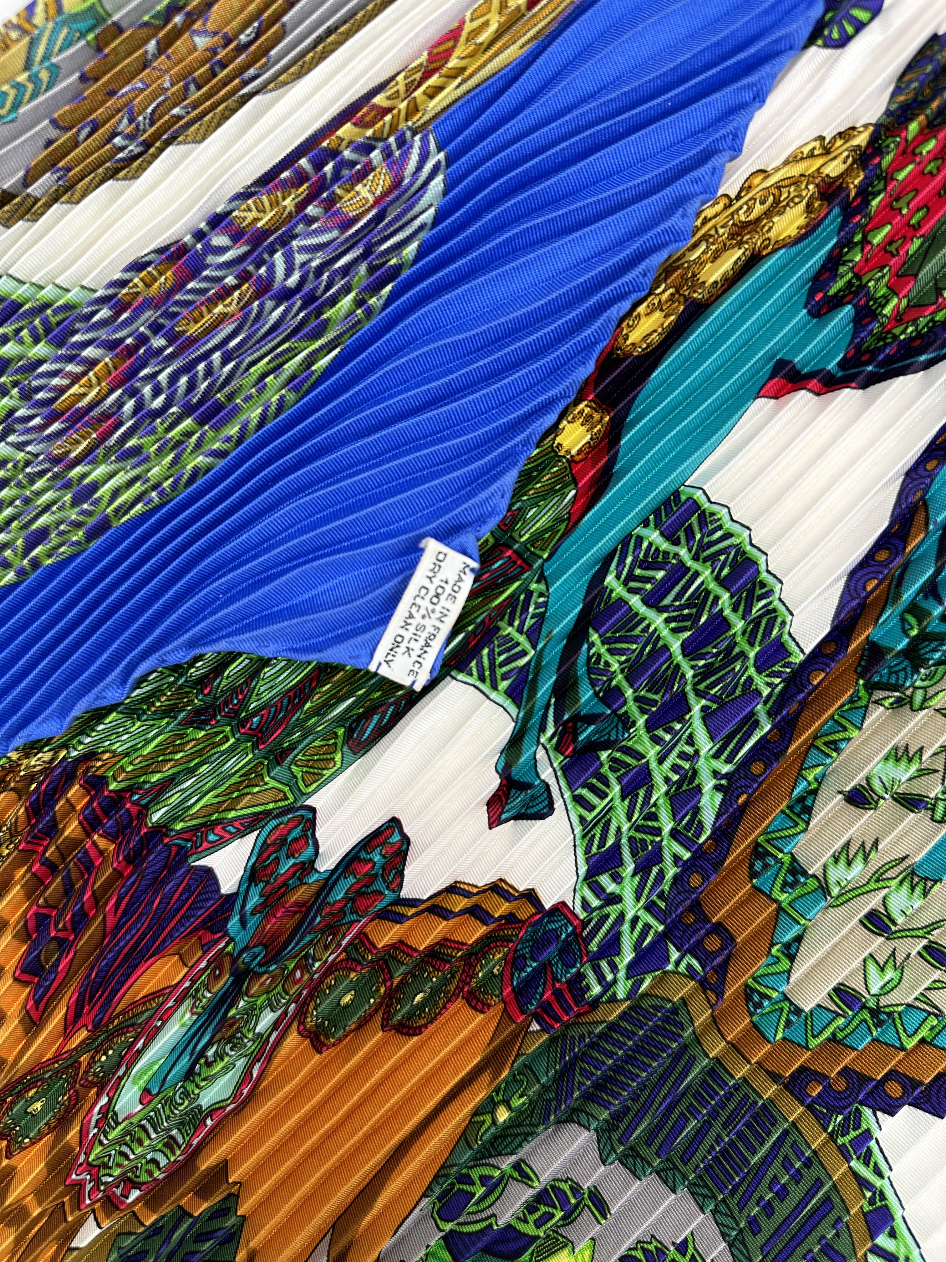 Hermès Art des Steppes Plissé 90