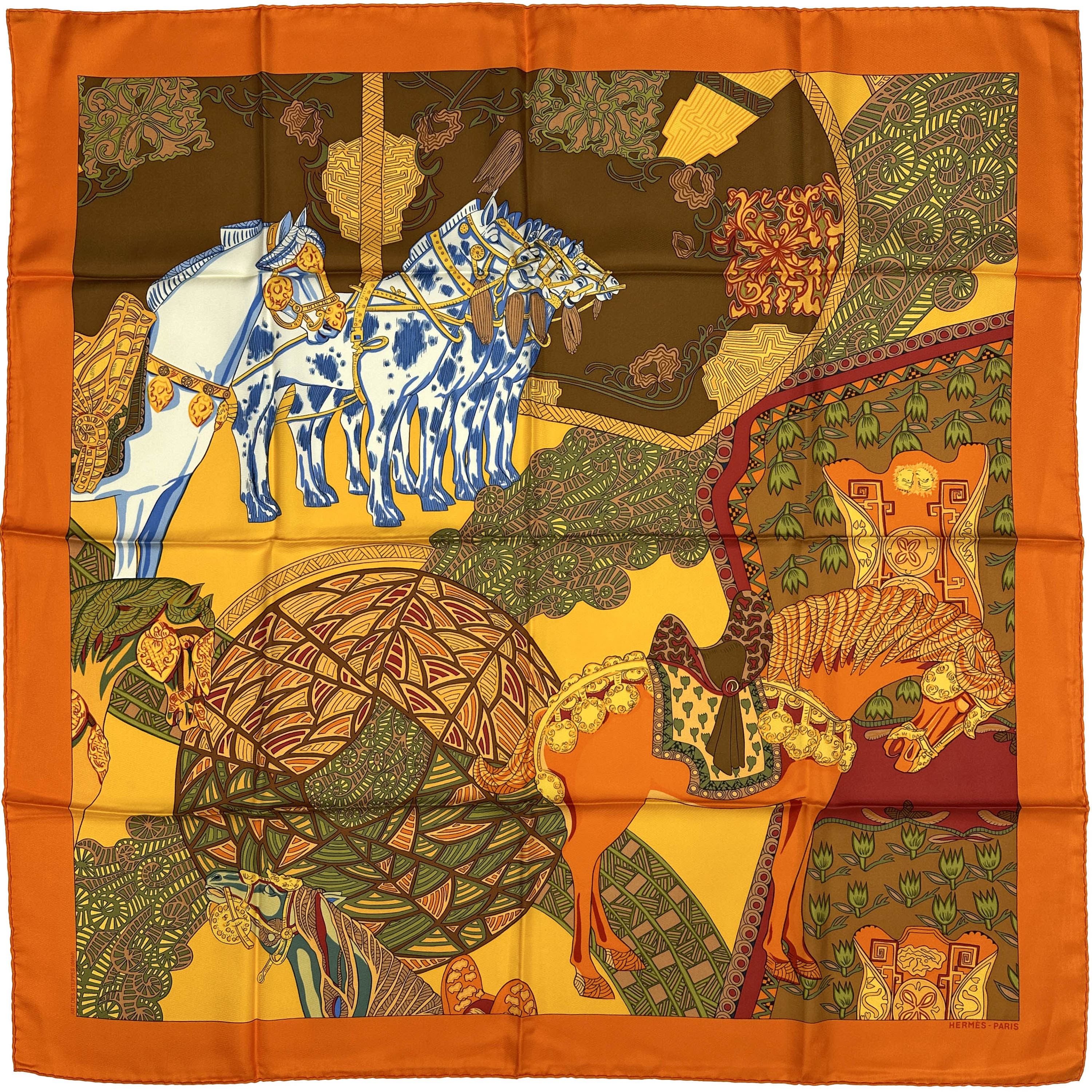 Hermès Art des Steppes Detail 90