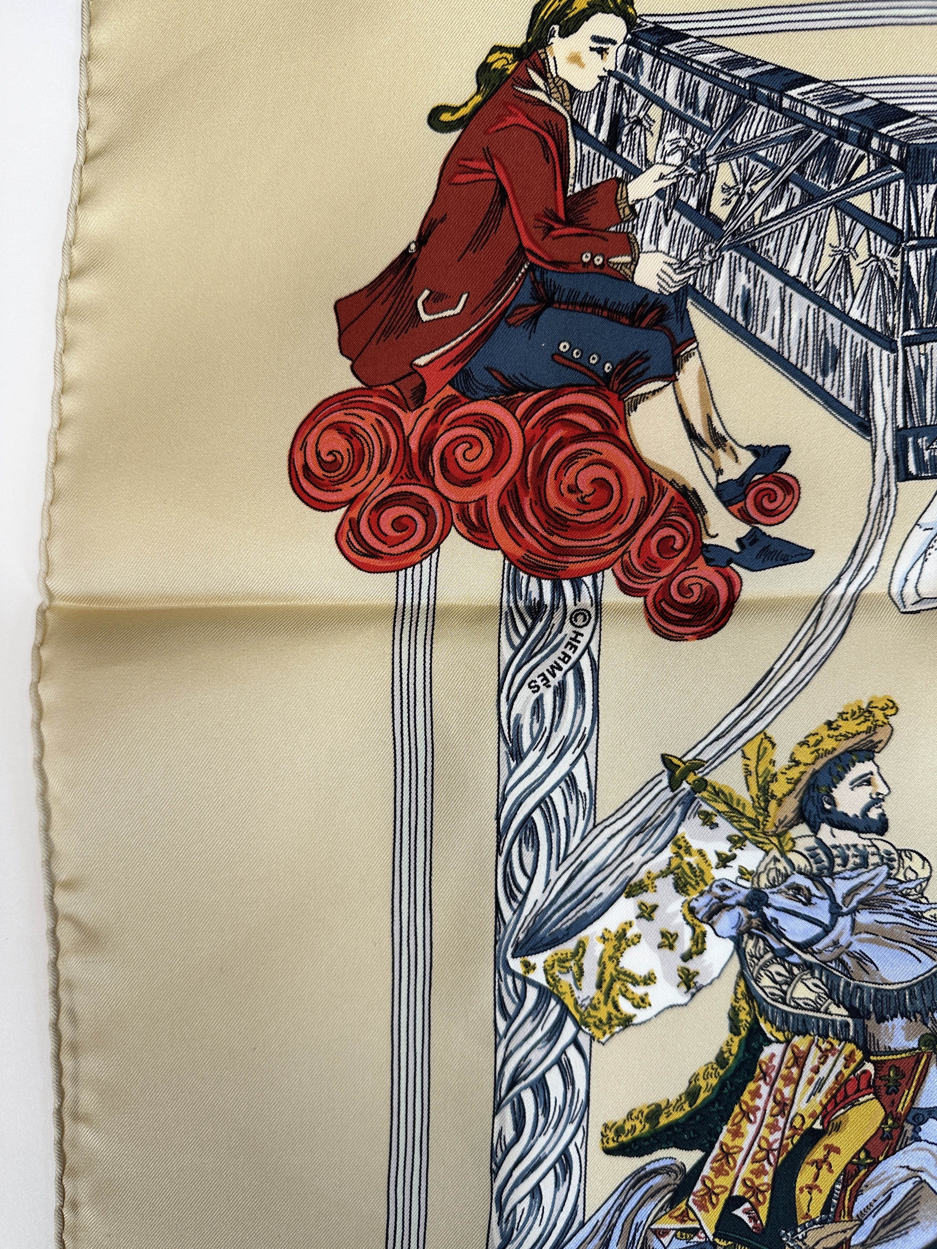 Hermès Au Fil de La Soie 90