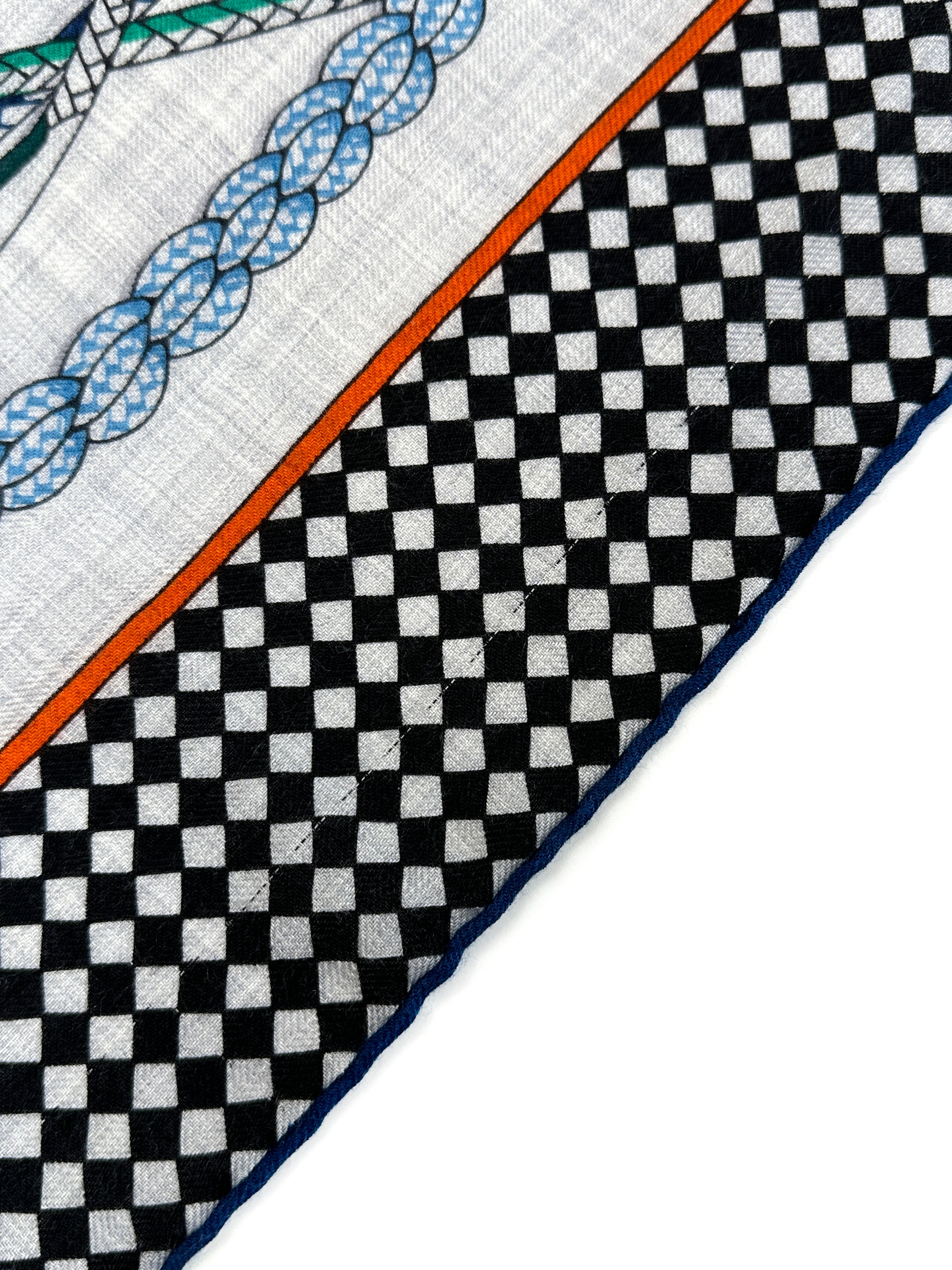 Hermès Fouets et Badines Cashmere Silk 140