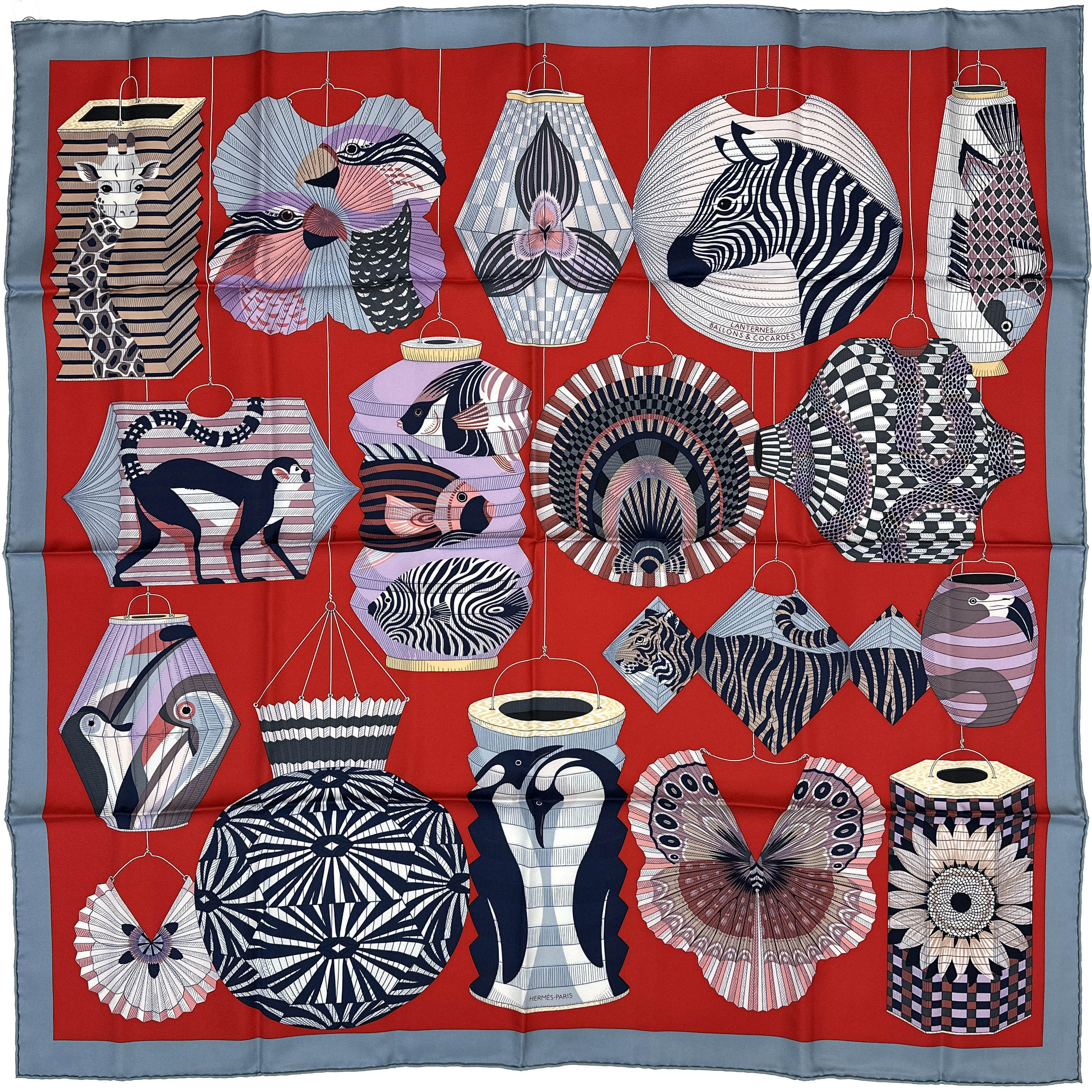 Hermès Lanternes, Ballons et Cocardes 90