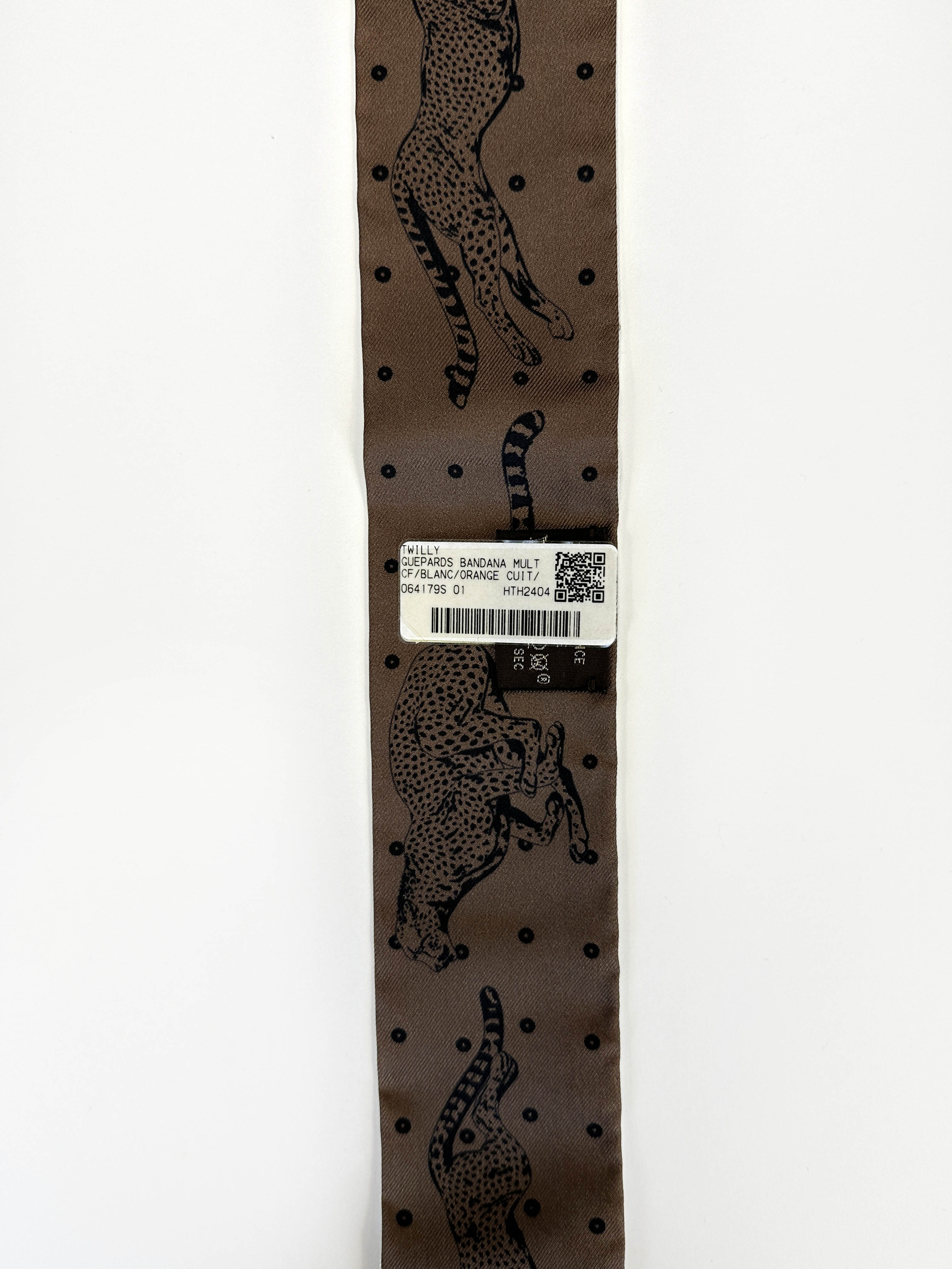 Hermès Guépards Bandana Twilly