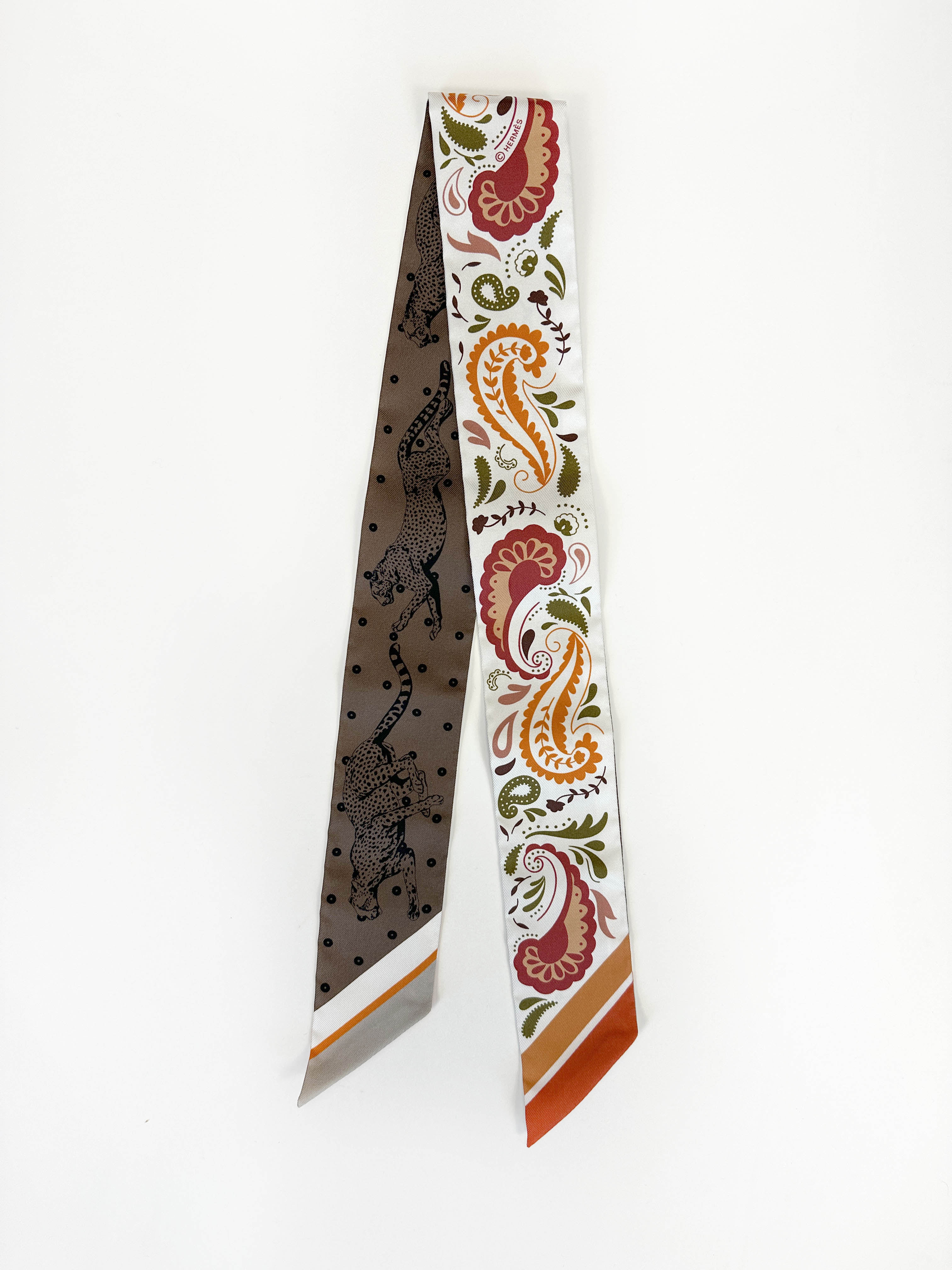 Hermès Guépards Bandana Twilly