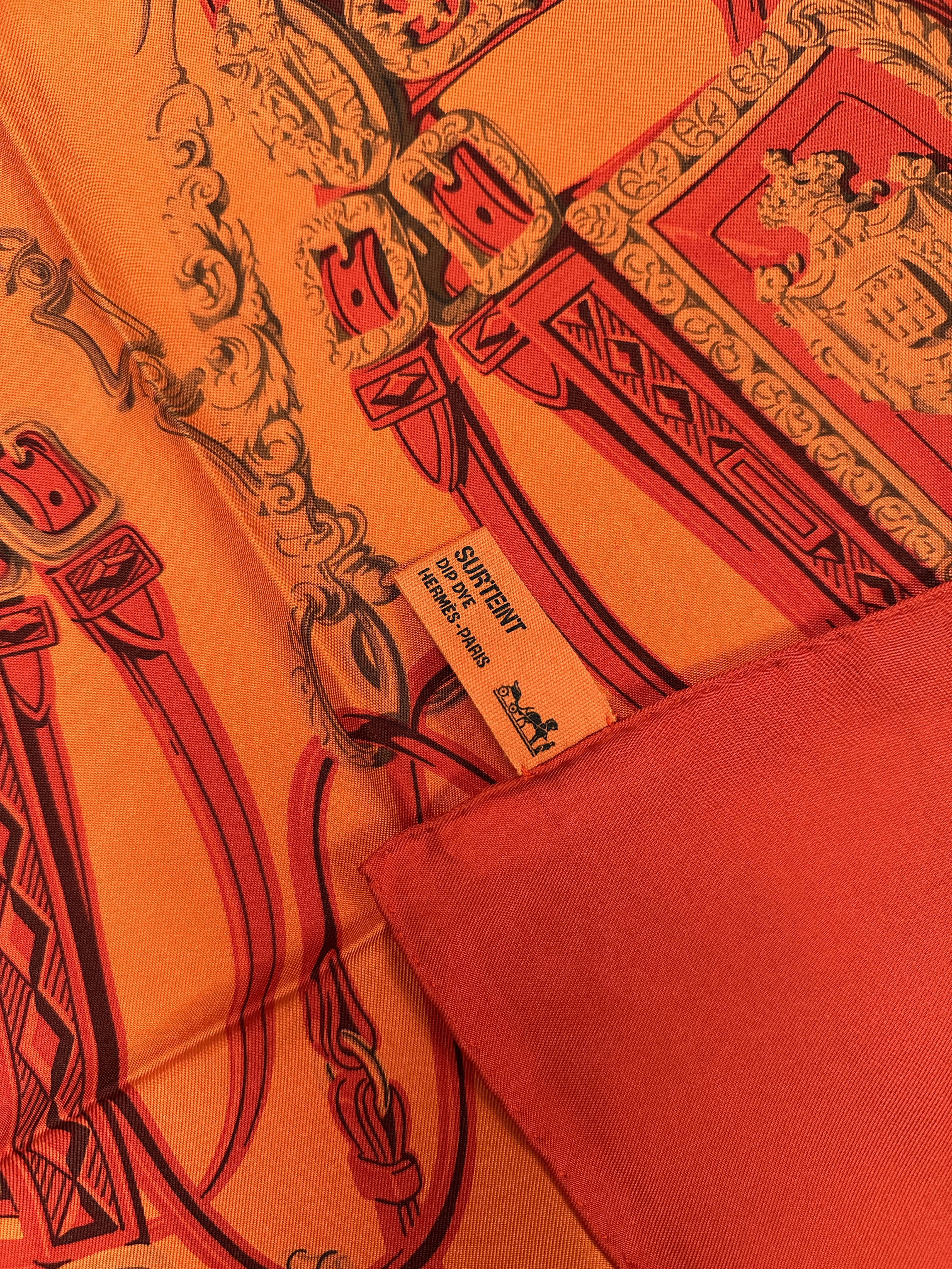 Hermès Brides de Gala Dip Dye 90