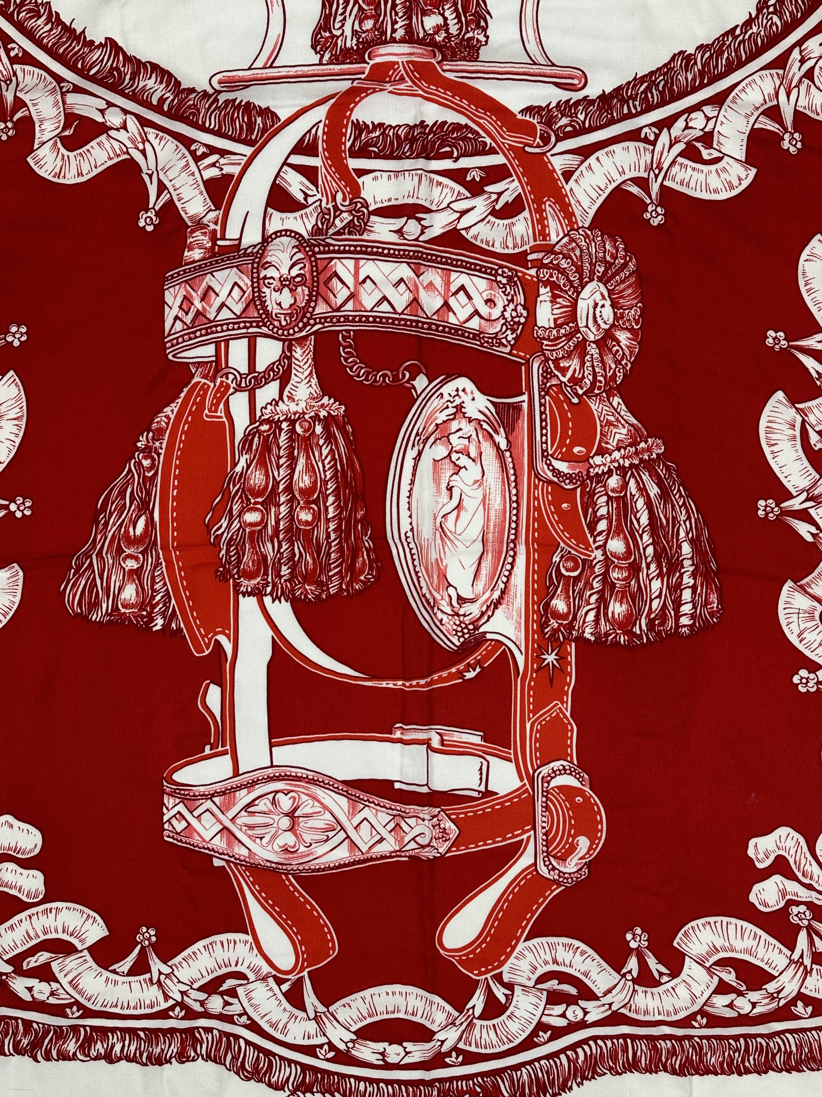 Hermès Brides de Cour Remix Cashmere Silk 140