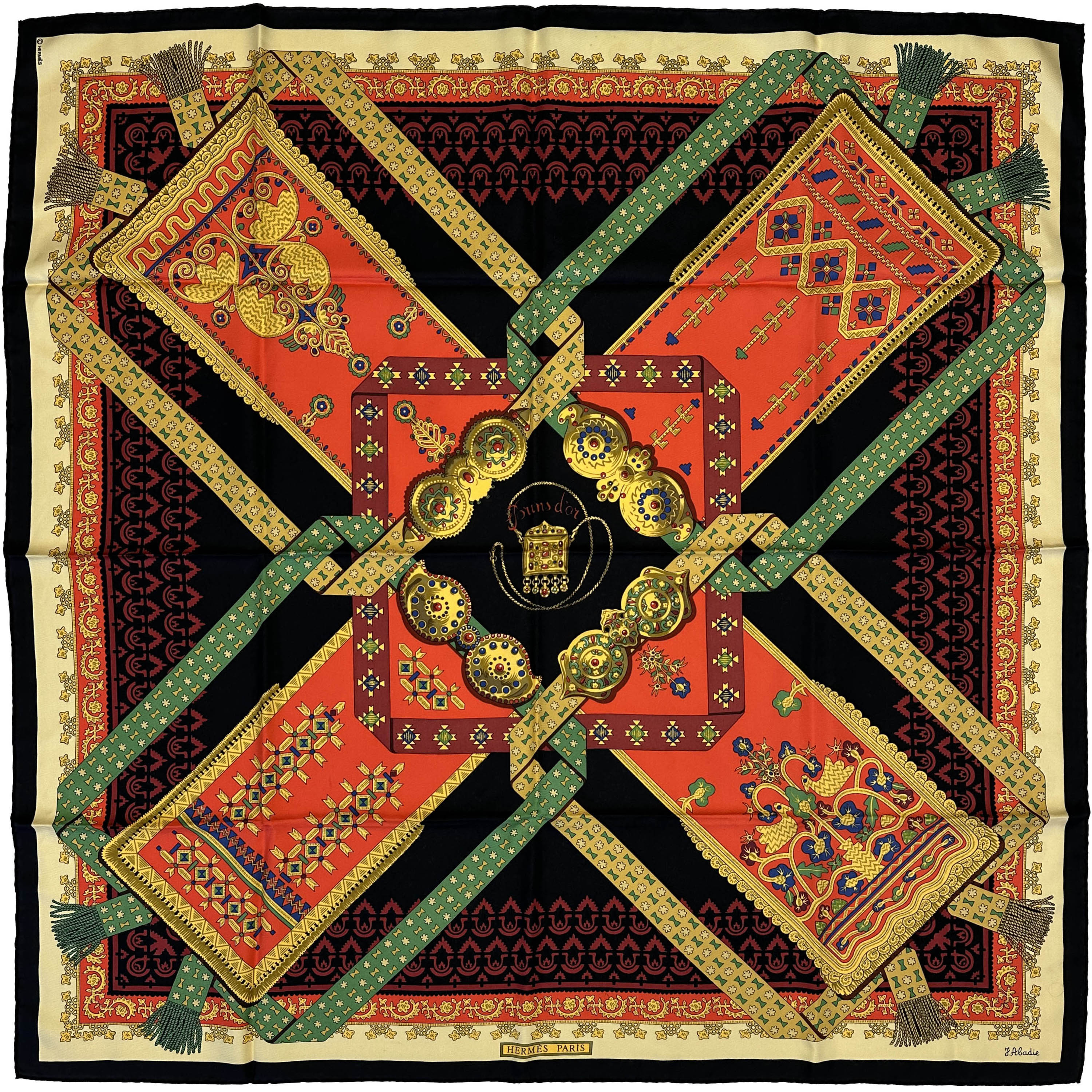 Hermès Brins d'or 90