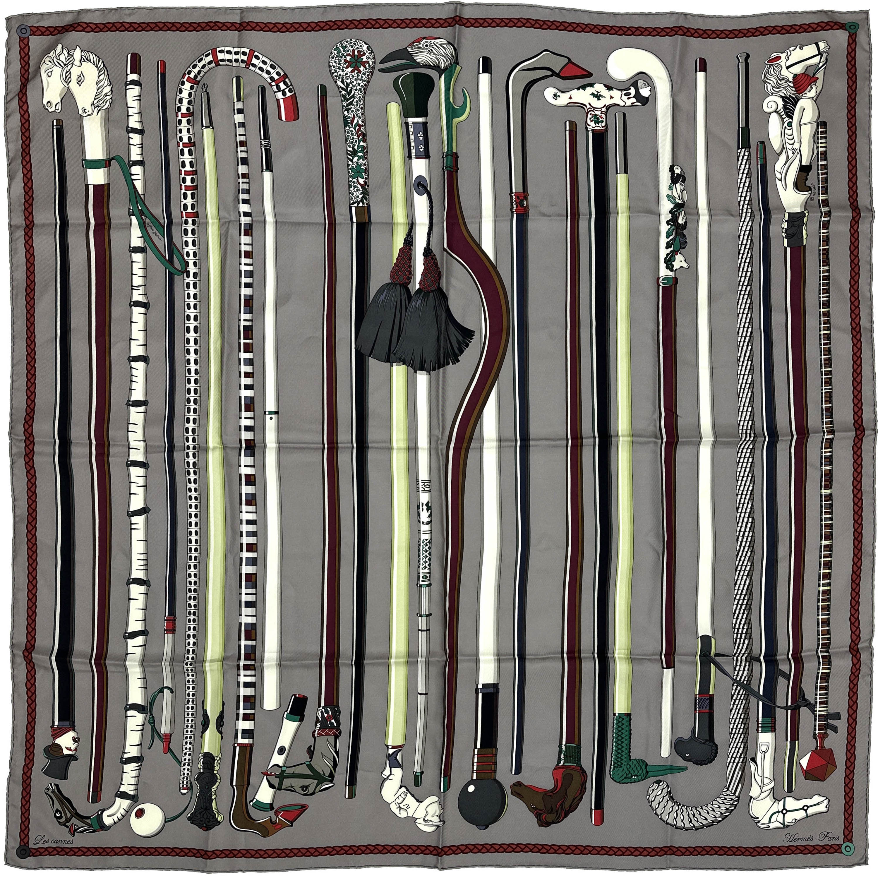 Hermès Les Cannes 90