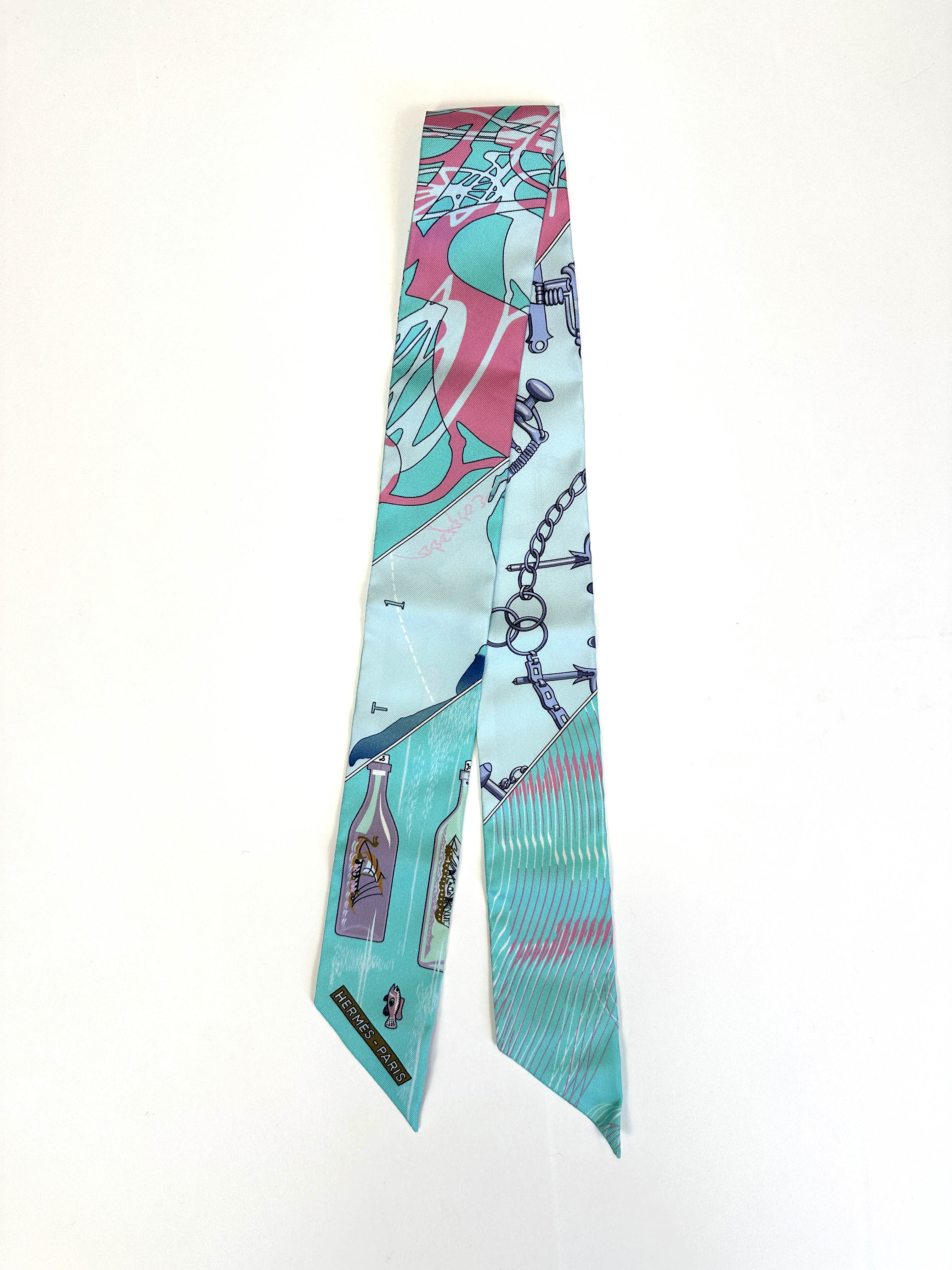 Hermès Caleche Mors Et Bouteilles Twilly