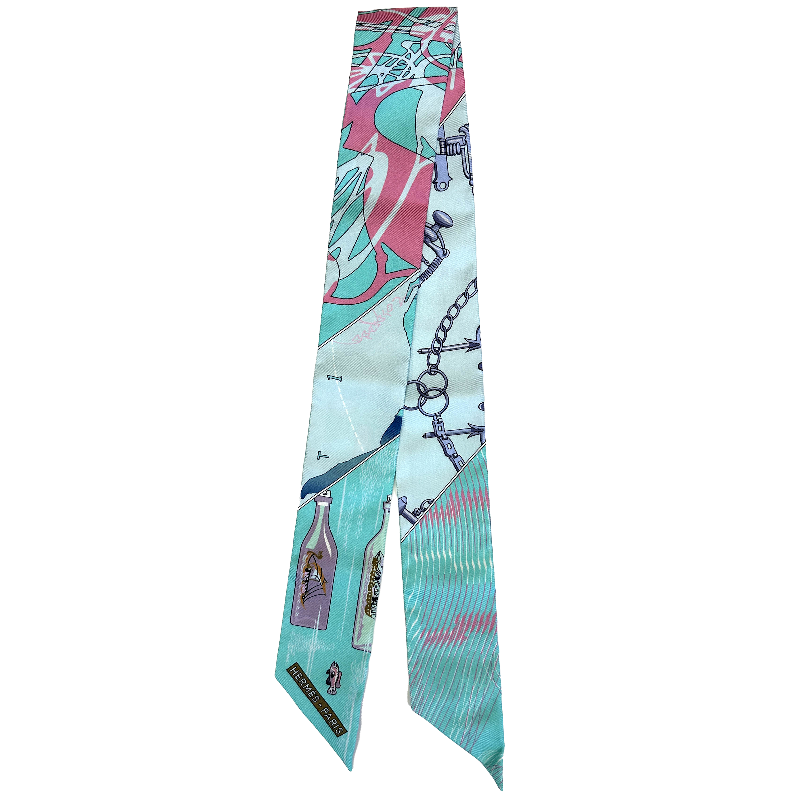 Hermès Caleche Mors Et Bouteilles Twilly