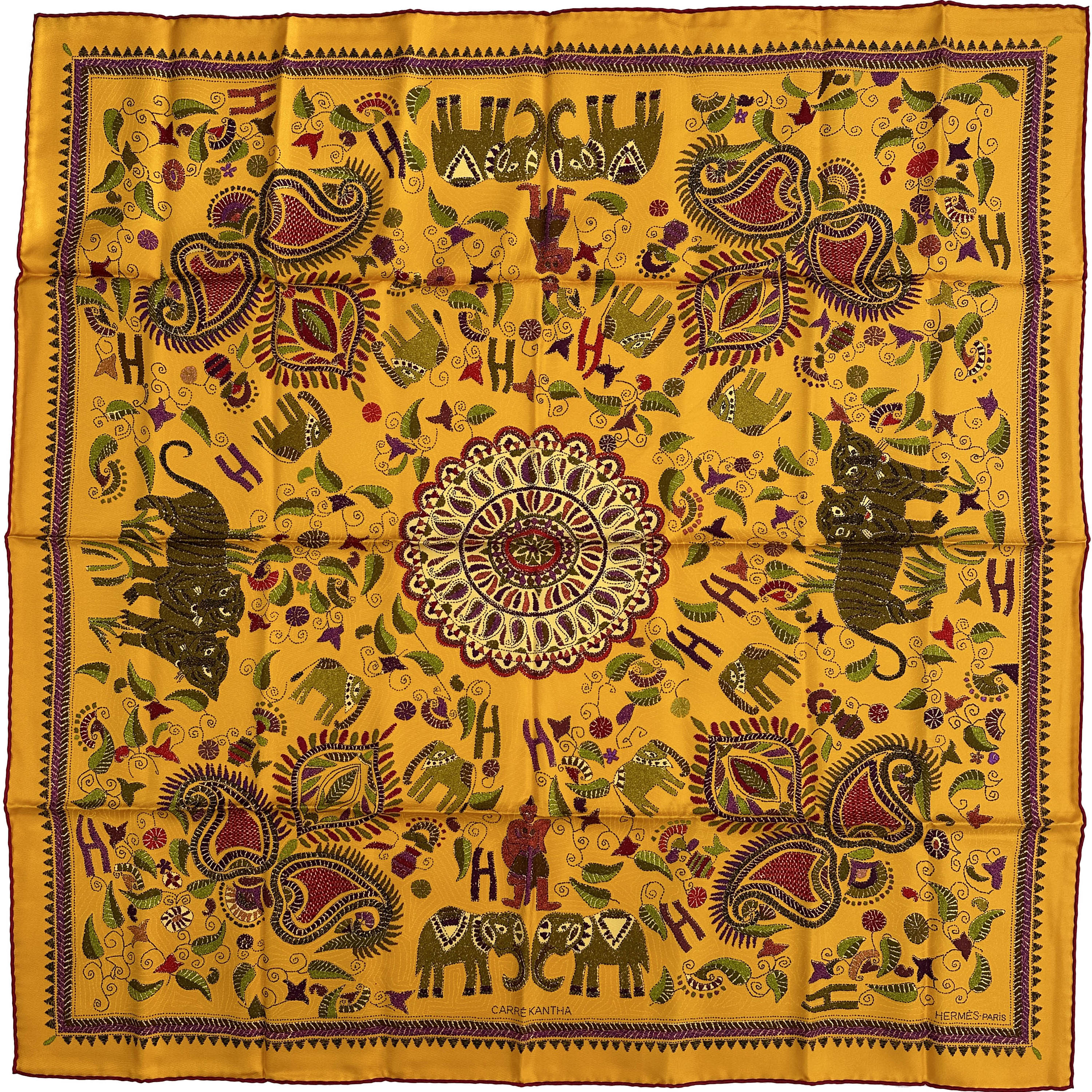 Hermès Carré Kantha 90