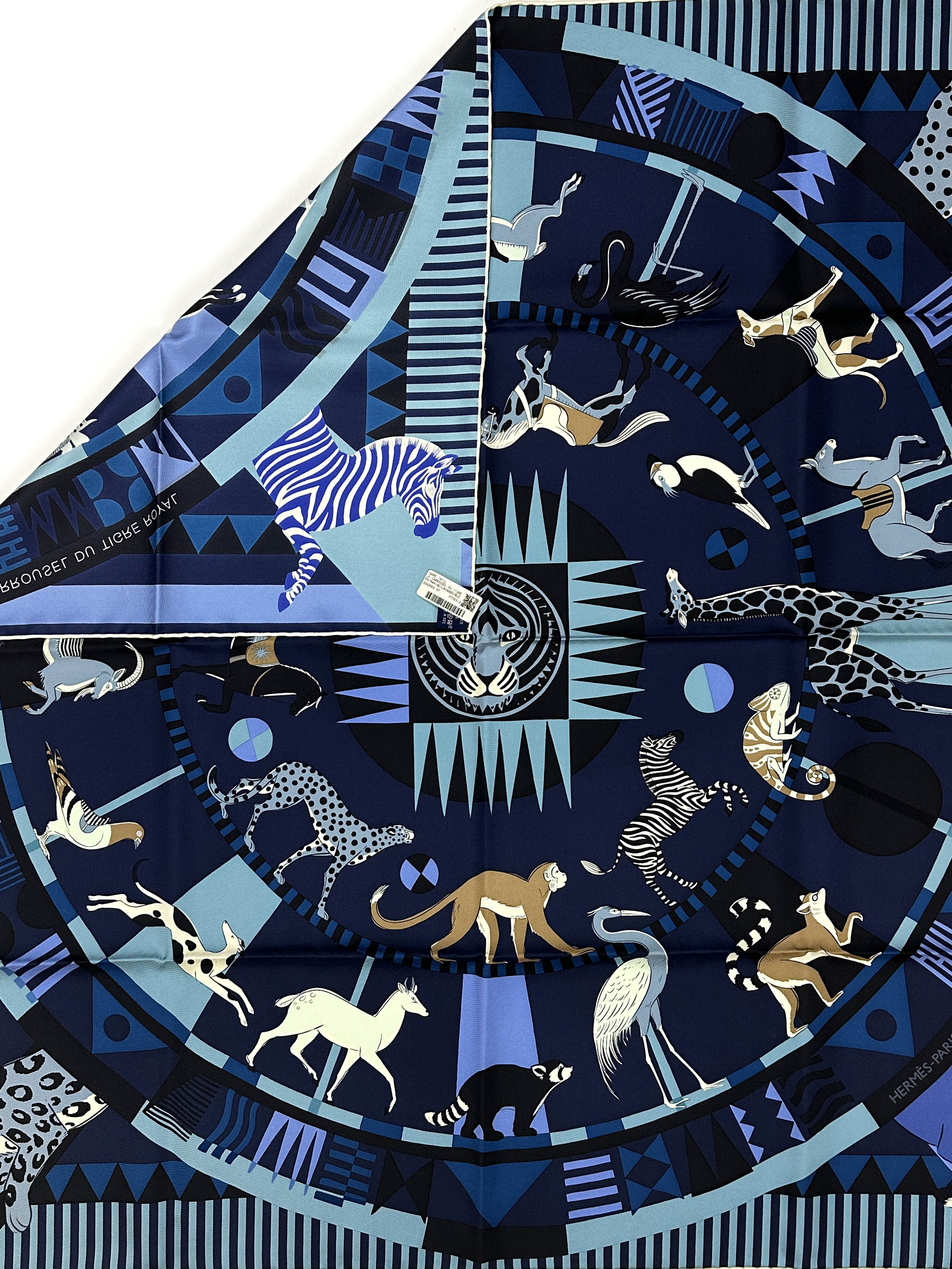 Hermès Le Carrousel du Tigre Royal 90