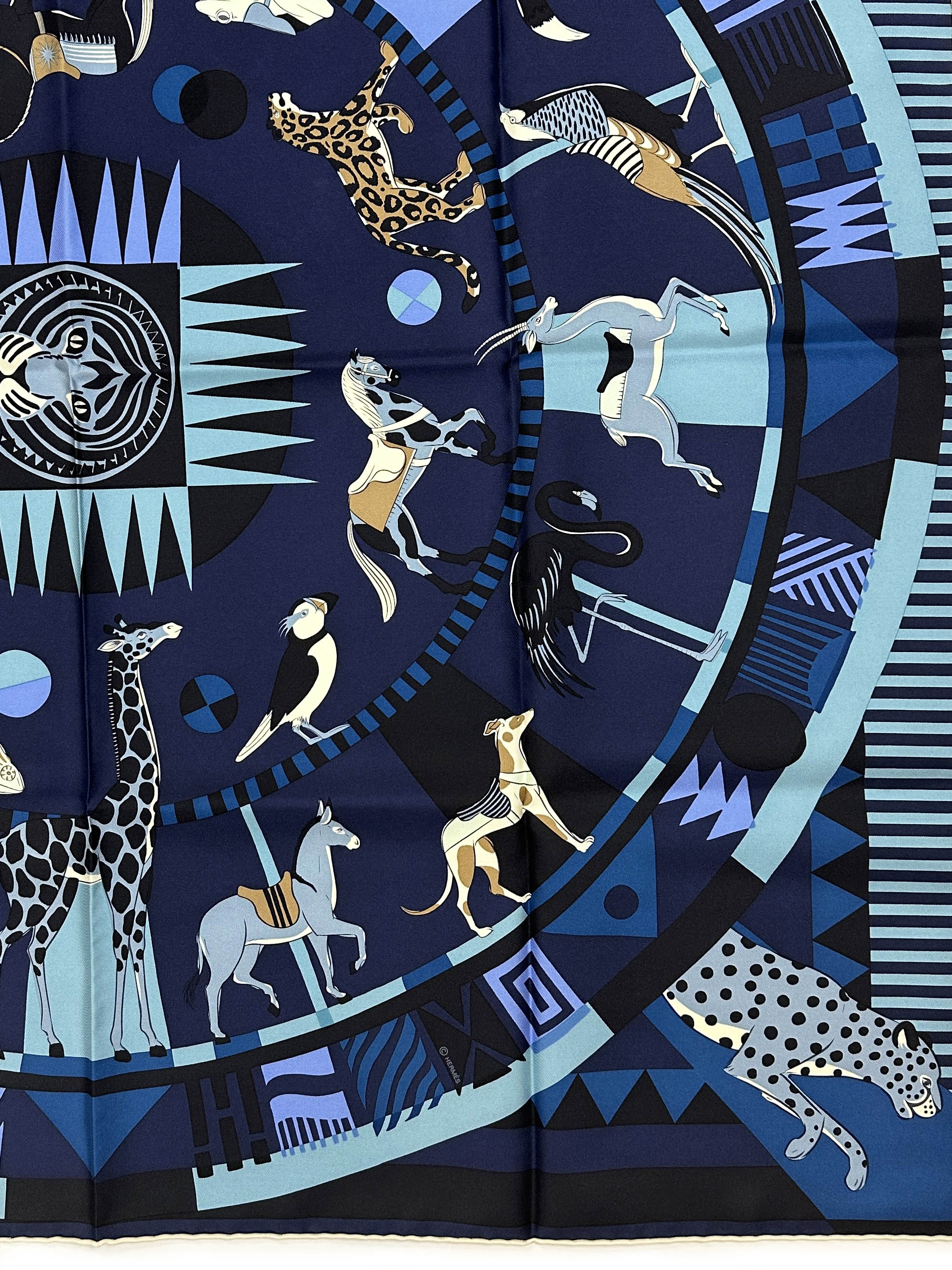 Hermès Le Carrousel du Tigre Royal 90