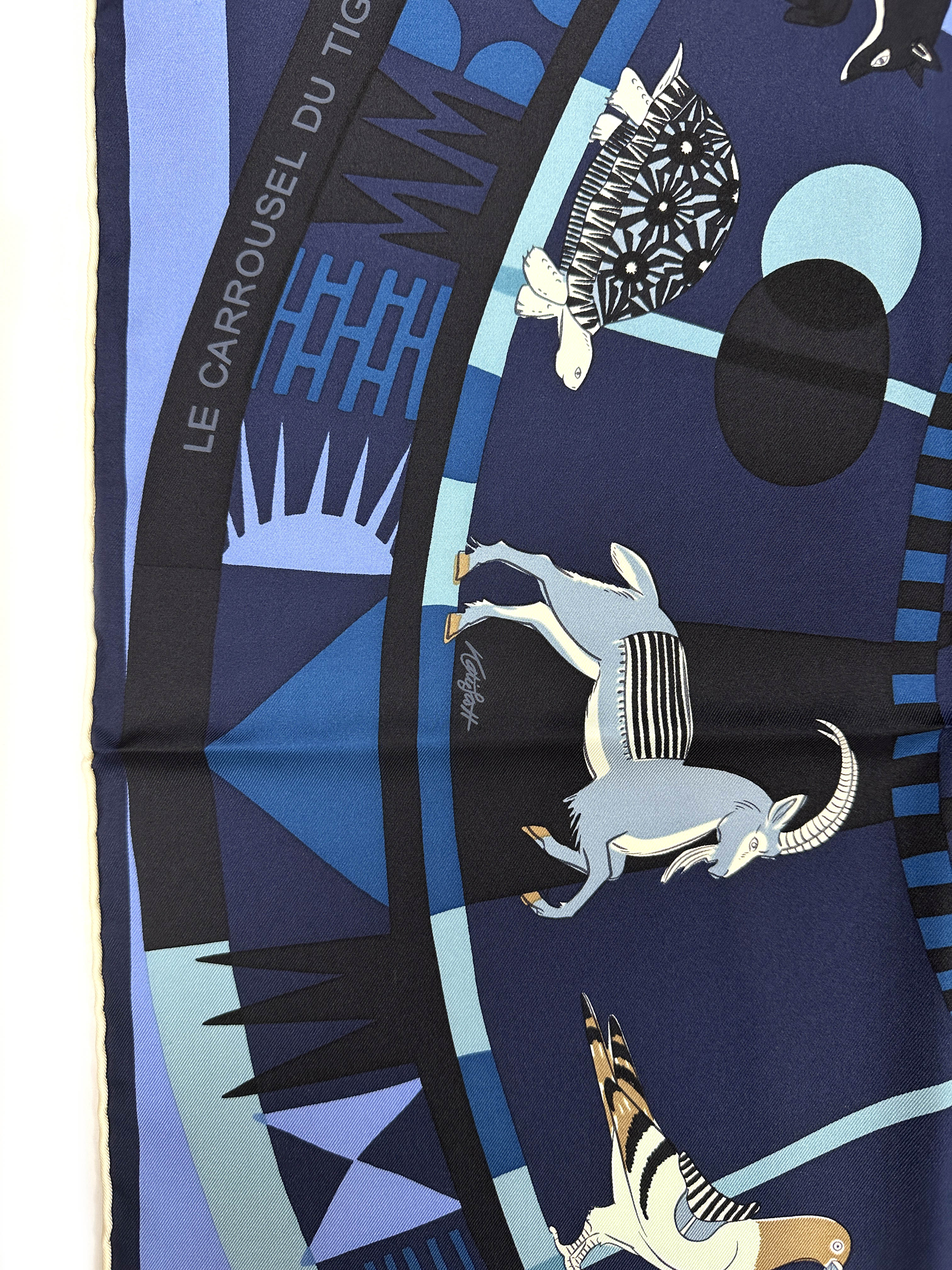 Hermès Le Carrousel du Tigre Royal 90