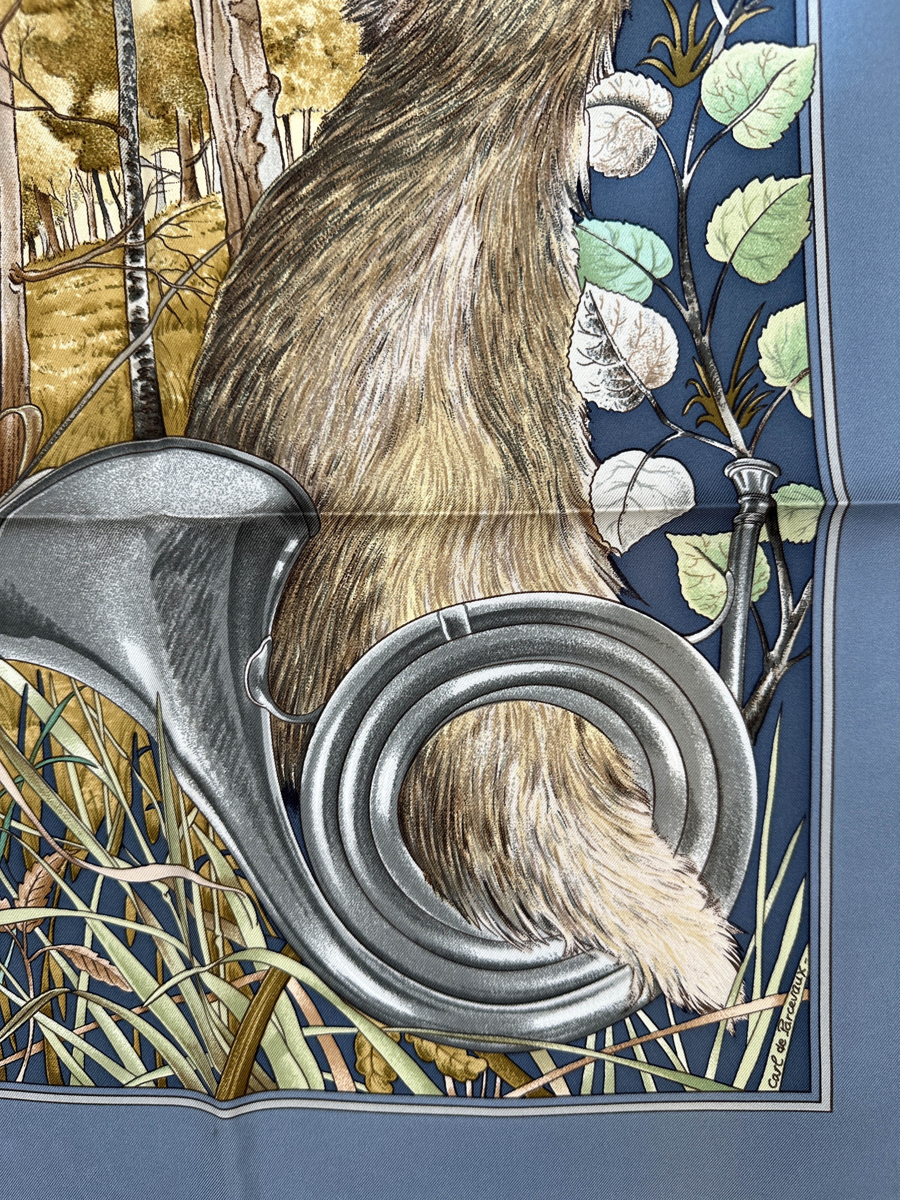 Hermès Chasse Au Bois 90