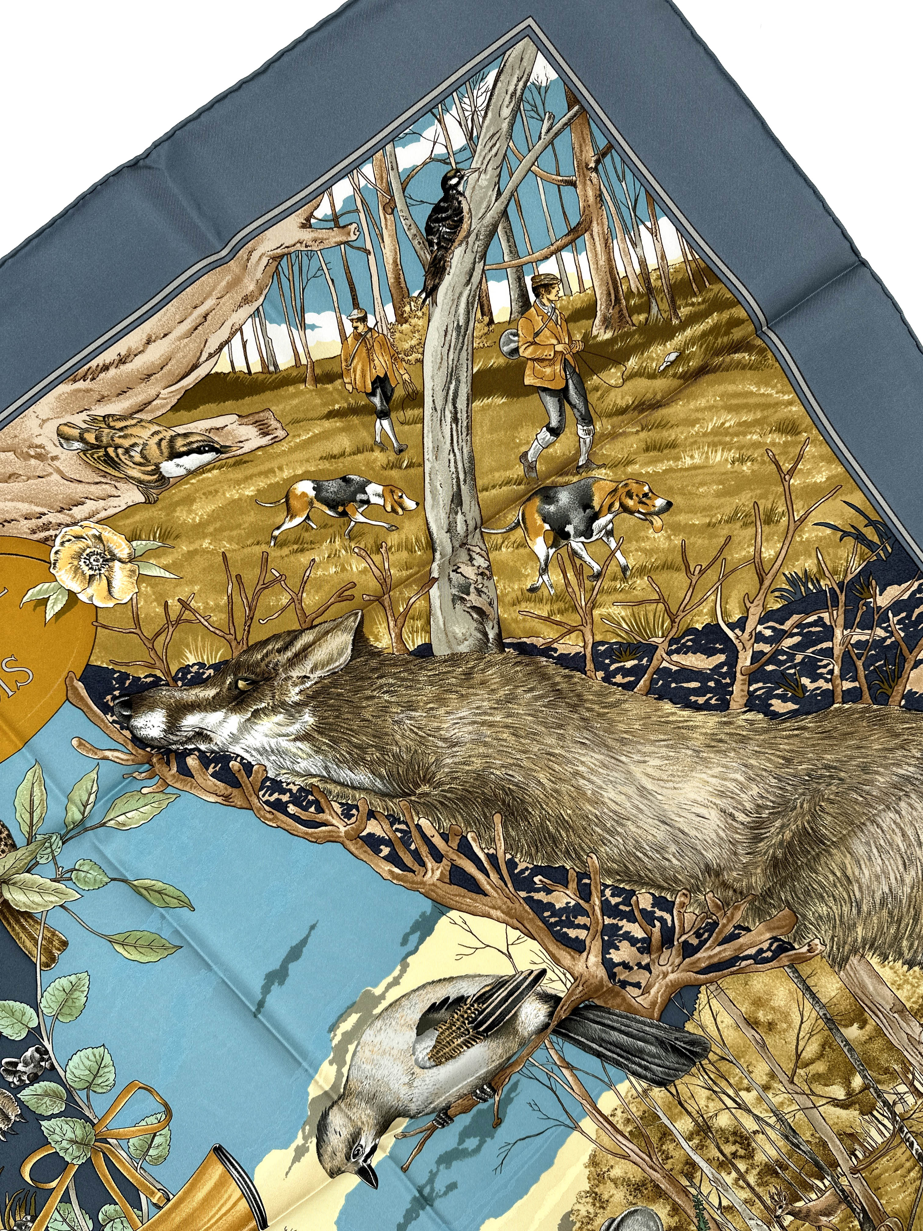 Hermès Chasse Au Bois 90