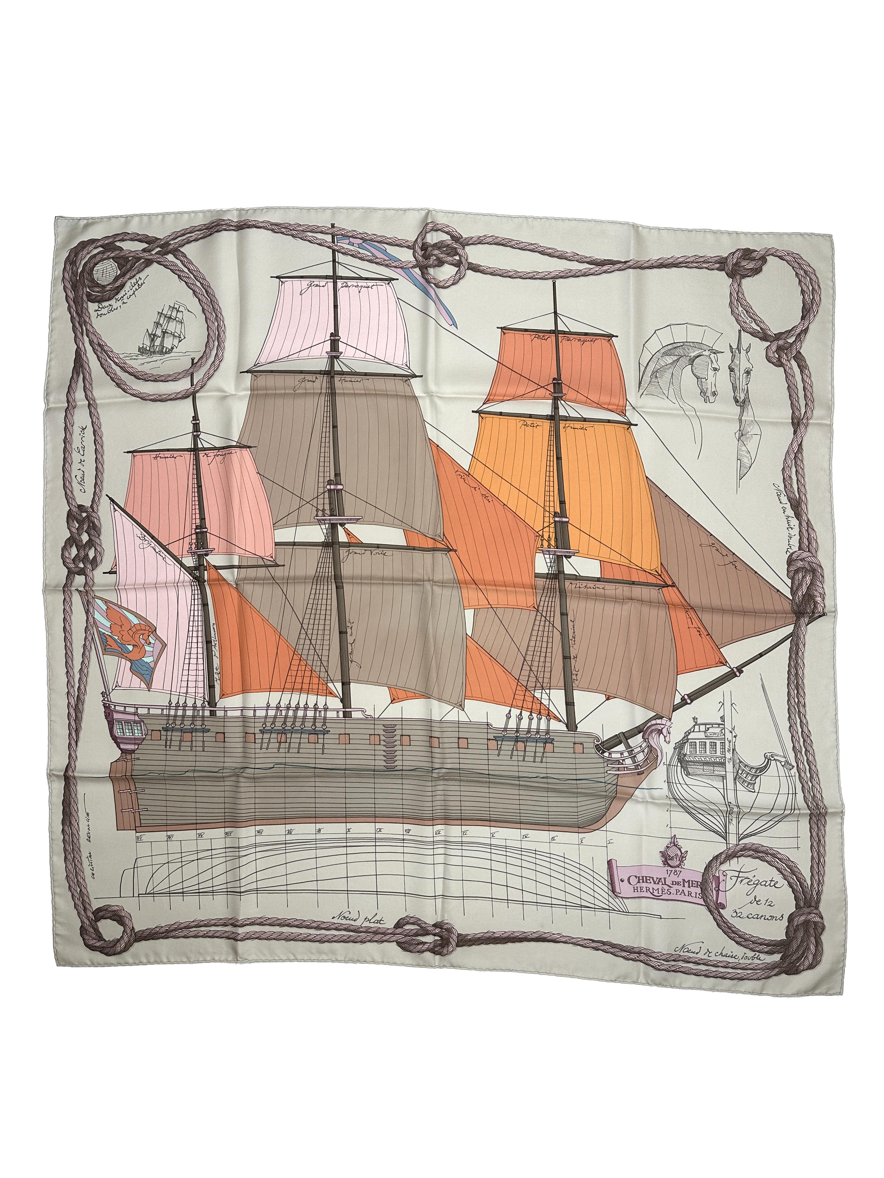 Hermès Cheval de Mer 90