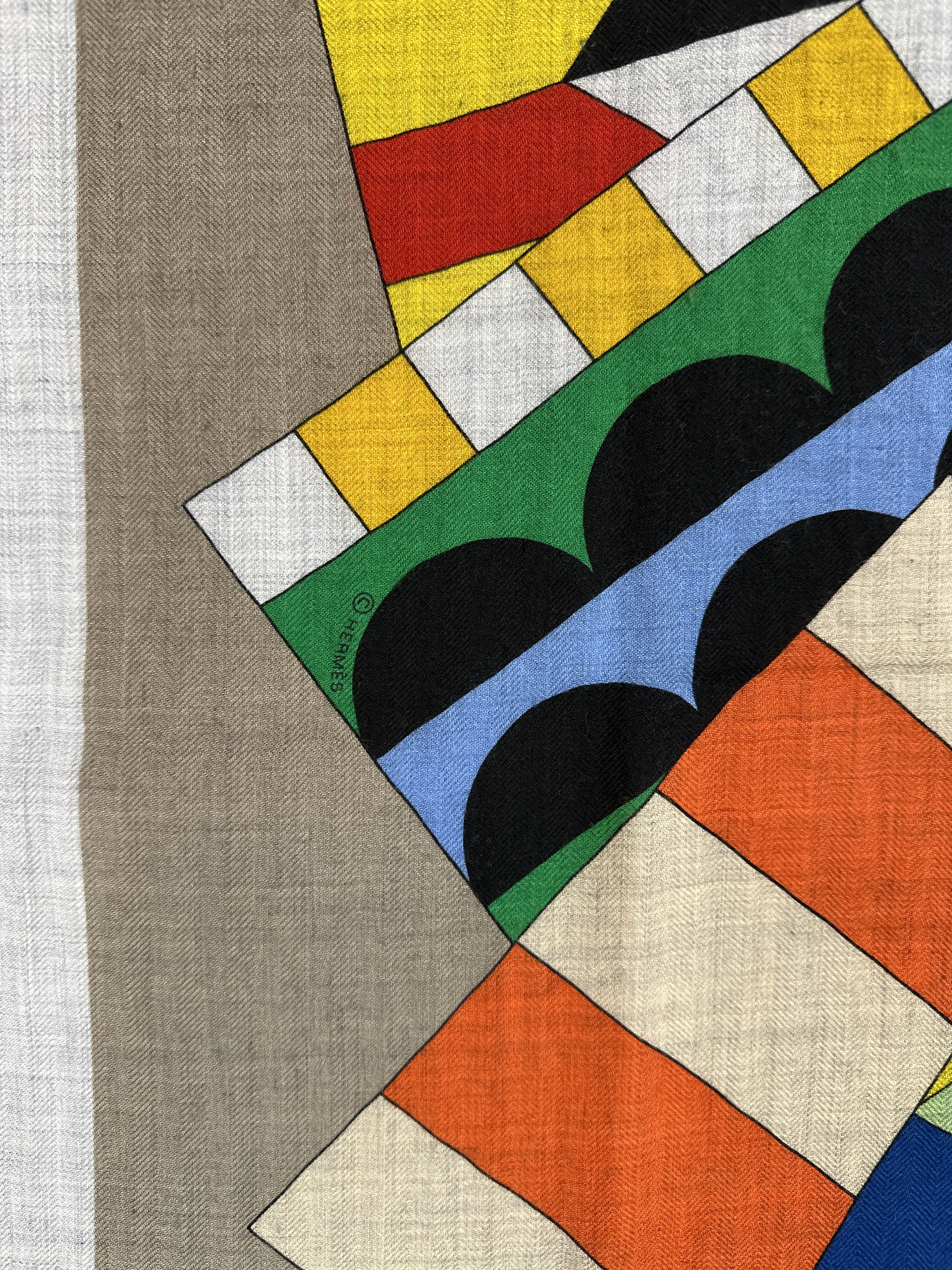 Hermès Cheval de Fête Cashmere Silk 140