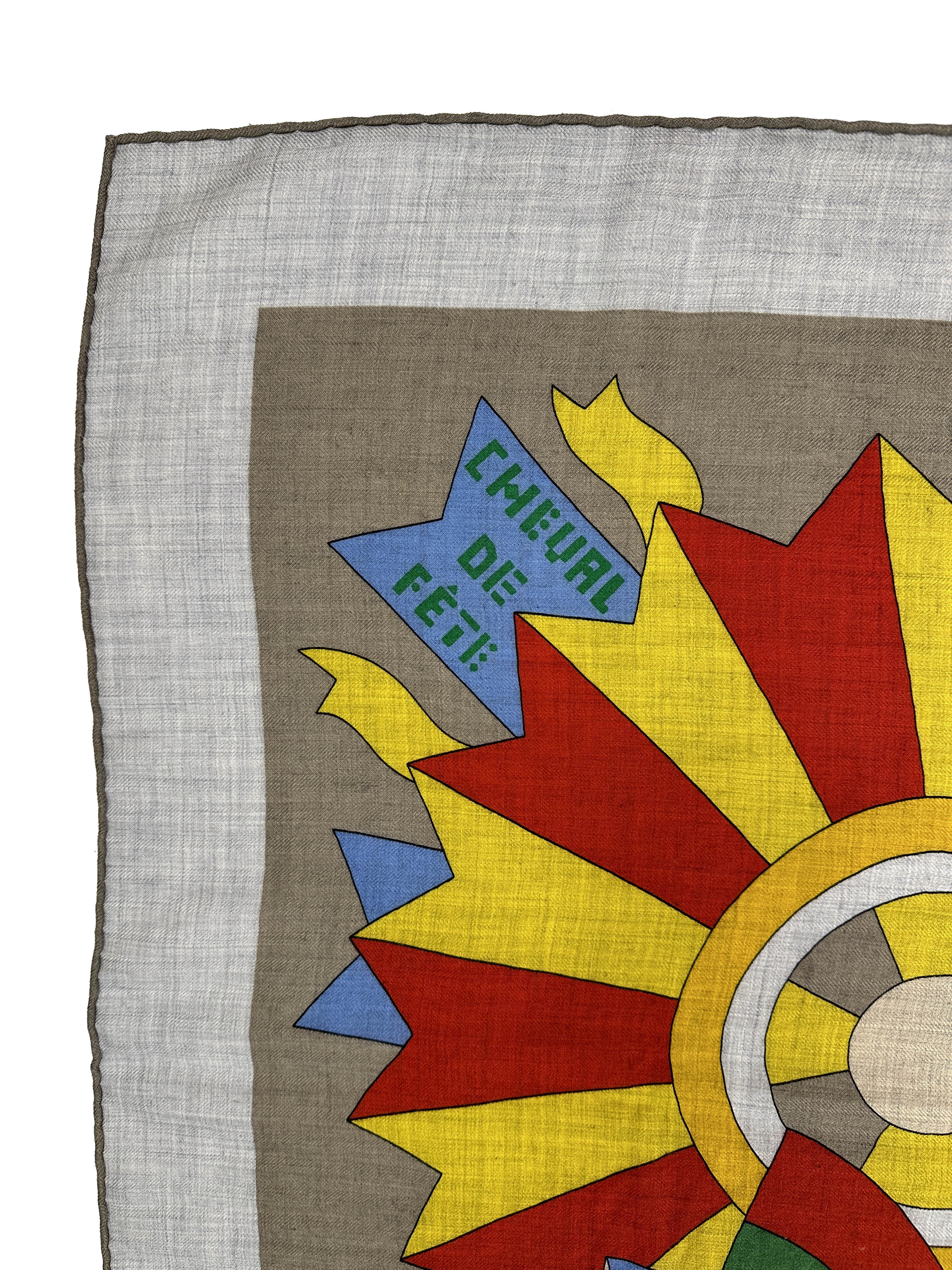 Hermès Cheval de Fête Cashmere Silk 140