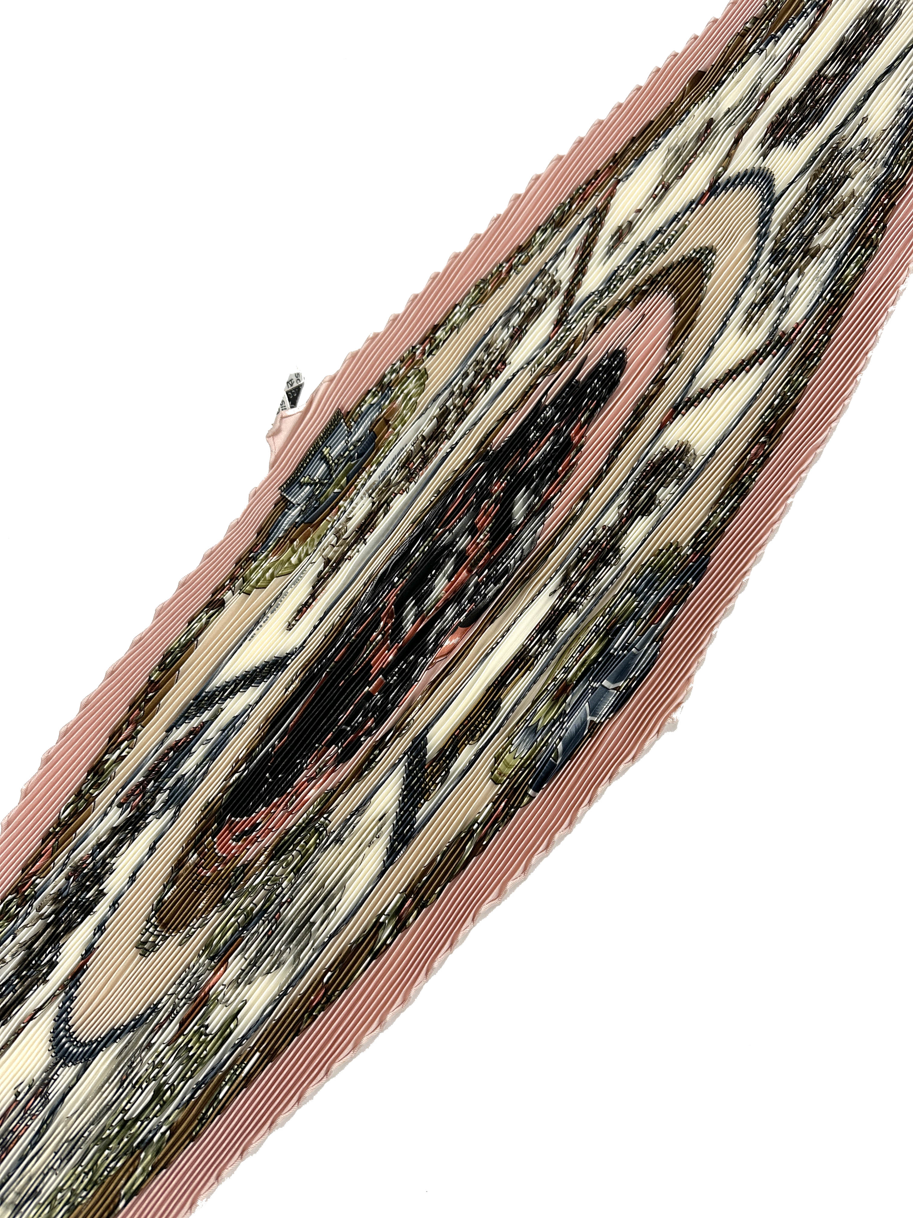 Hermès Chevaux de Trait Plissé 90 è