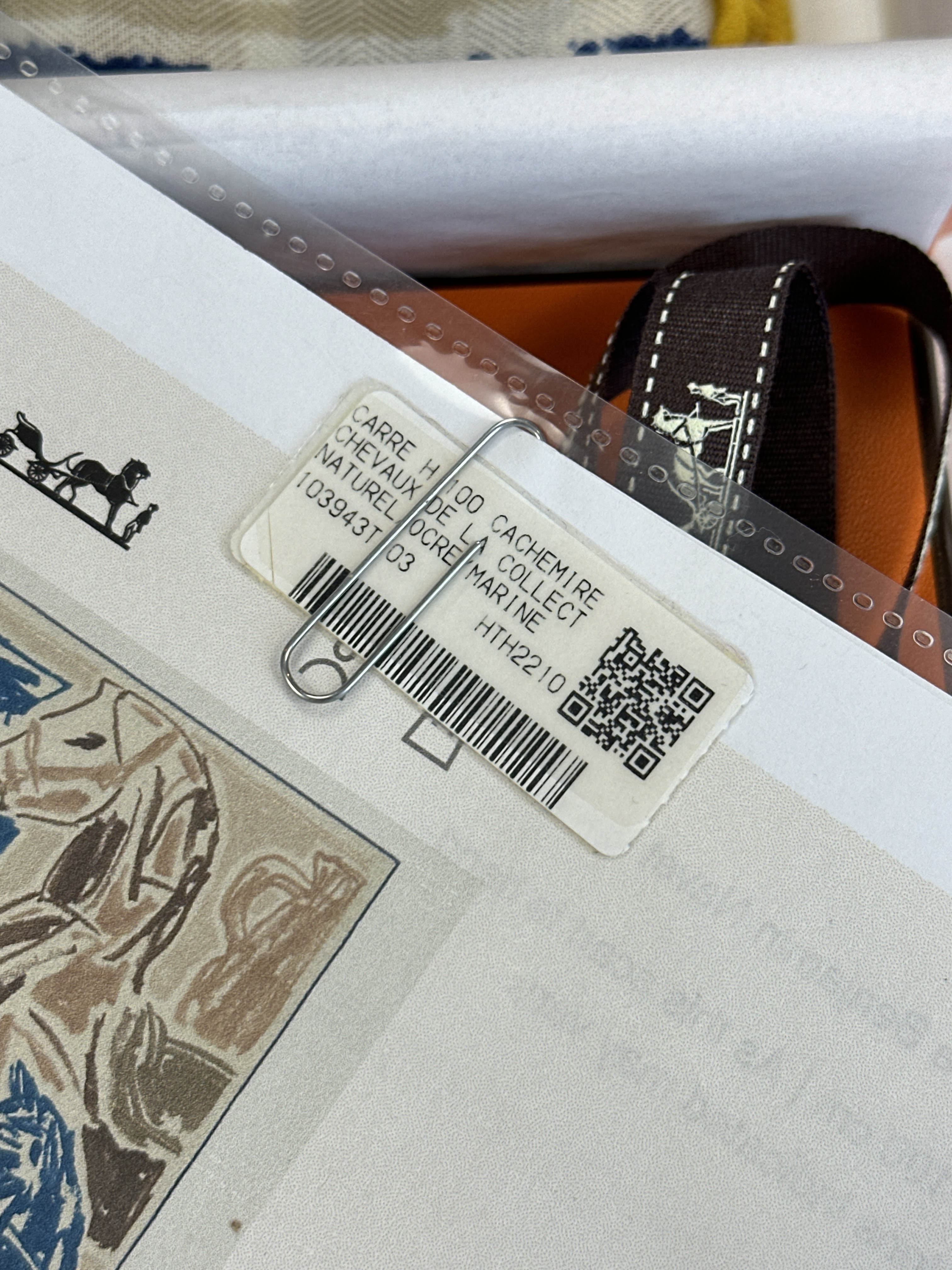 Hermès Chevaux de la Collection Cashmere Silk 100