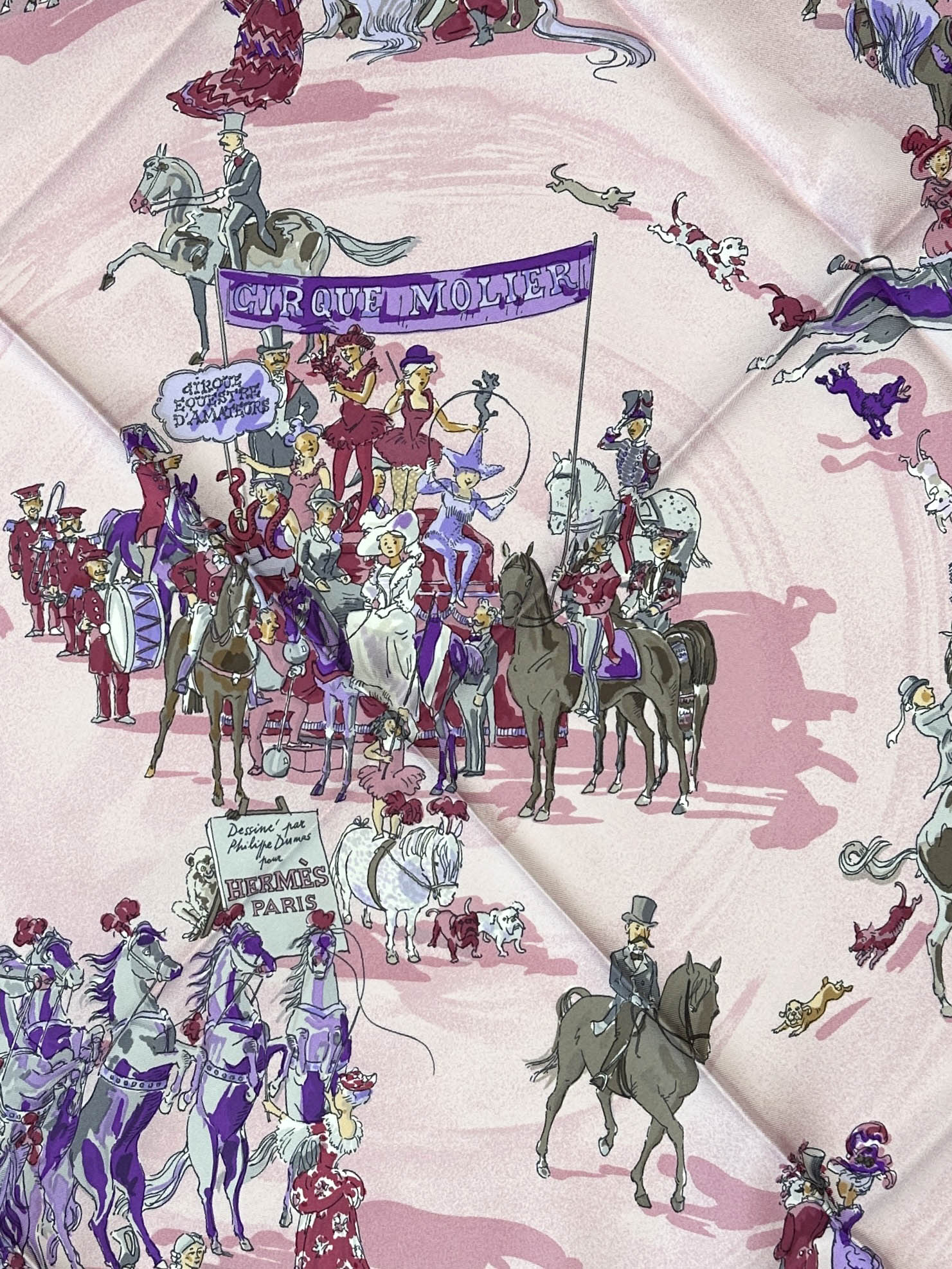 Hermès Le Cirque Molier 90