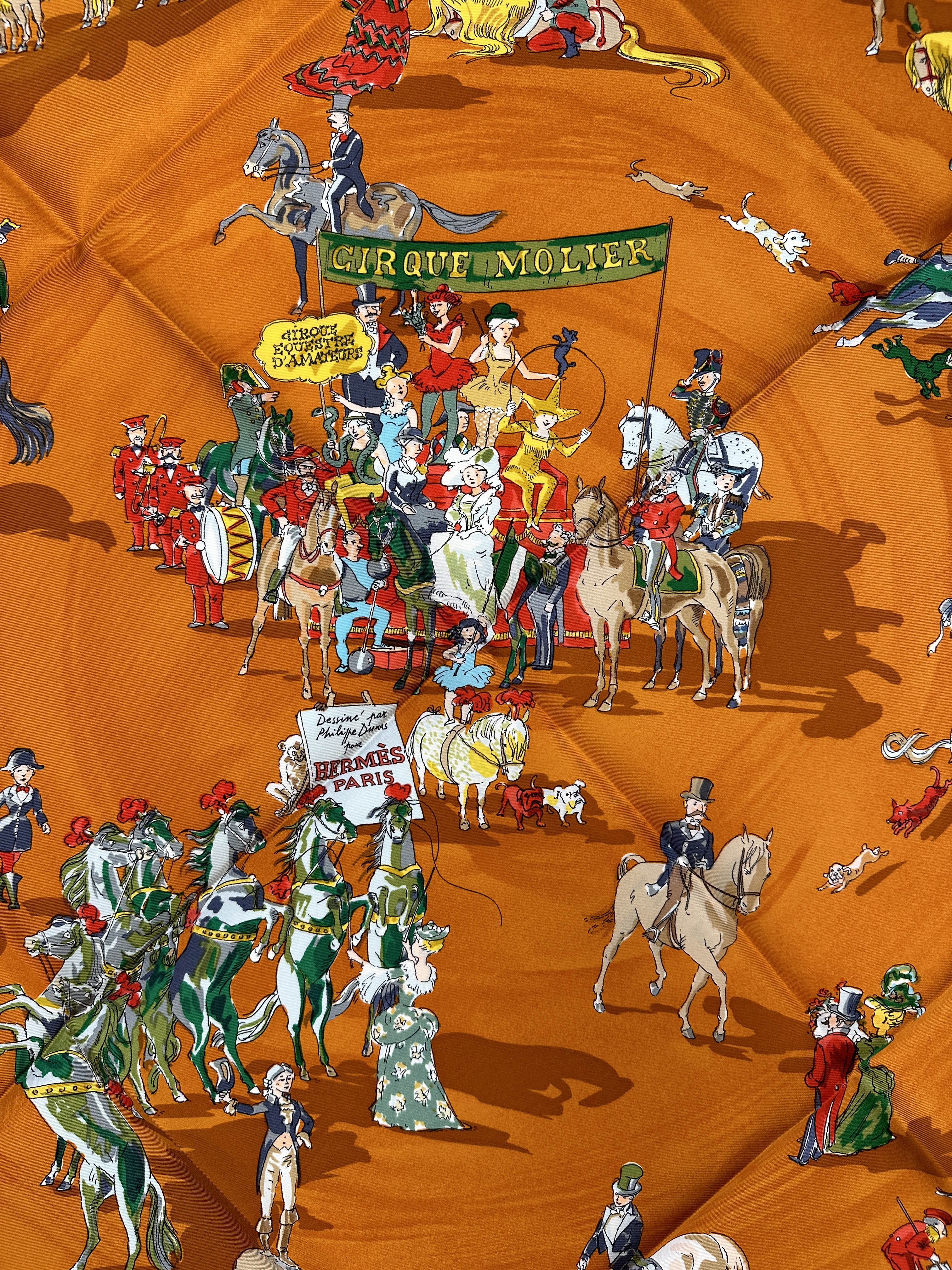 Hermès Le Cirque Molier 90