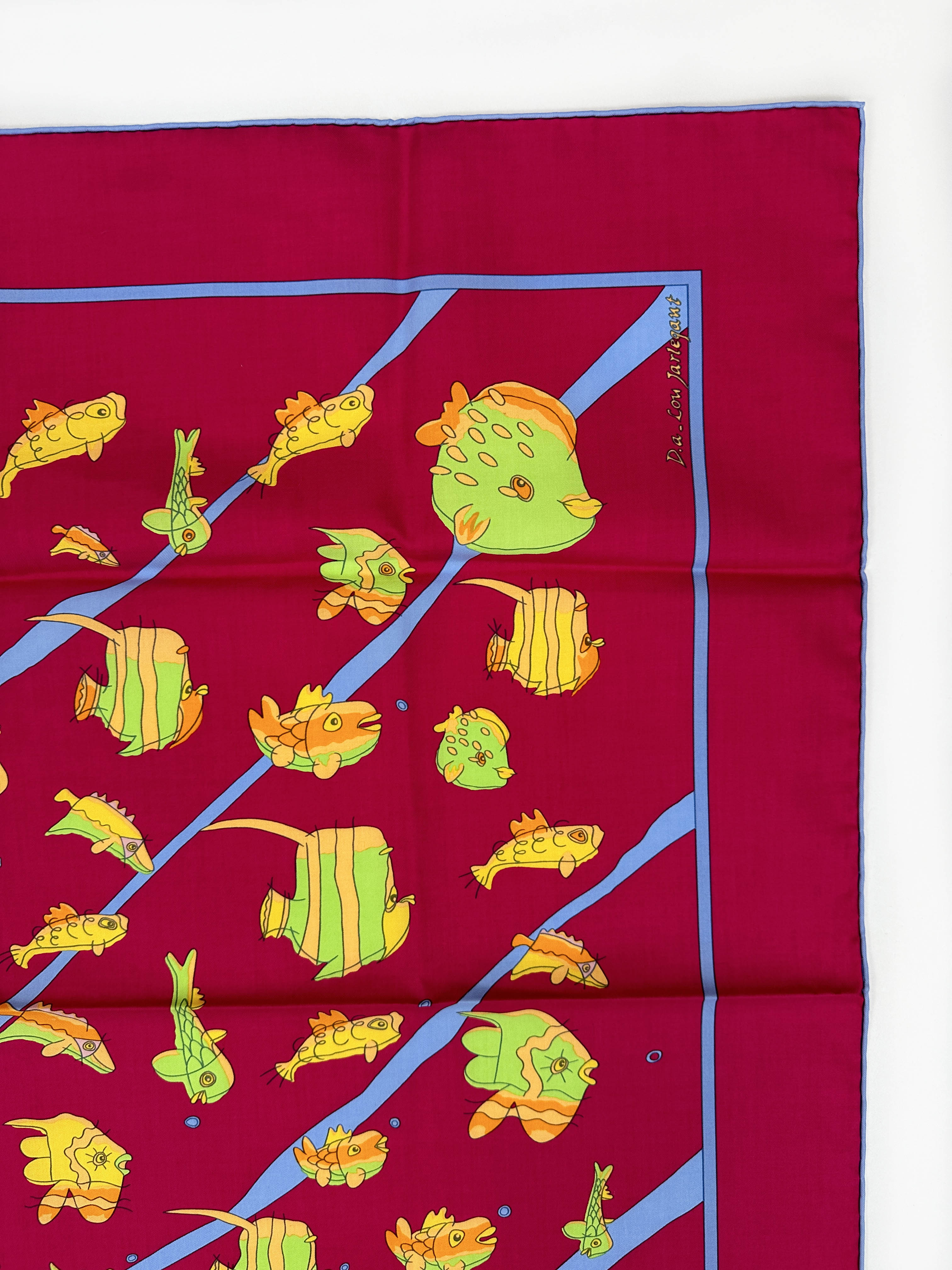 Hermès Au Clair de la Mer Cotton 70