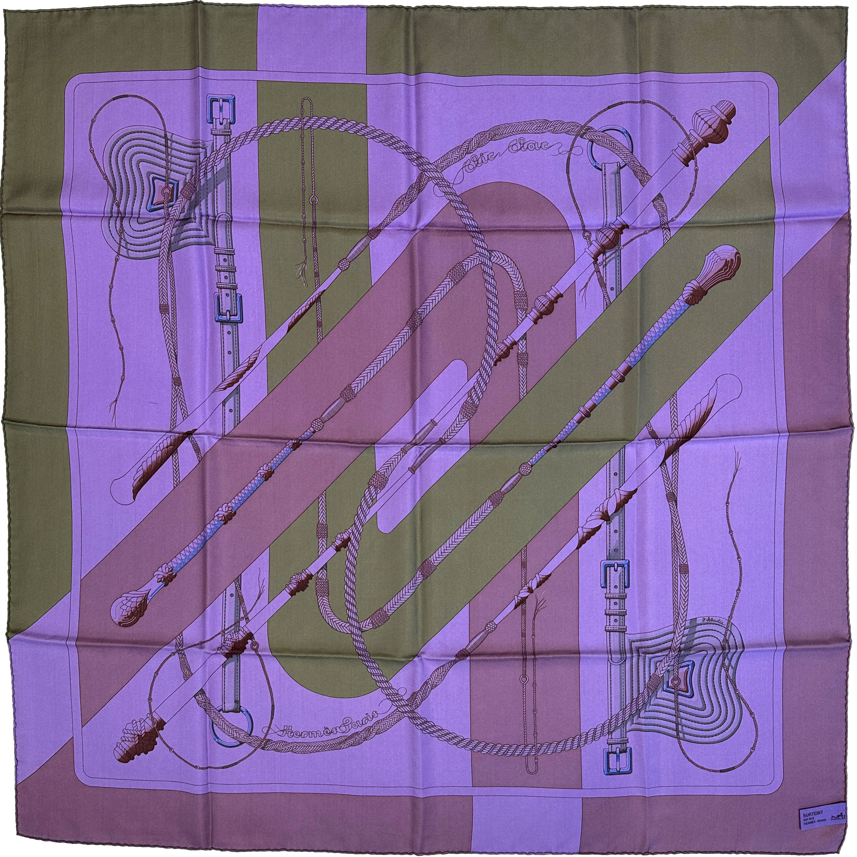 Hermès Clic-Clac Dip Dye 90