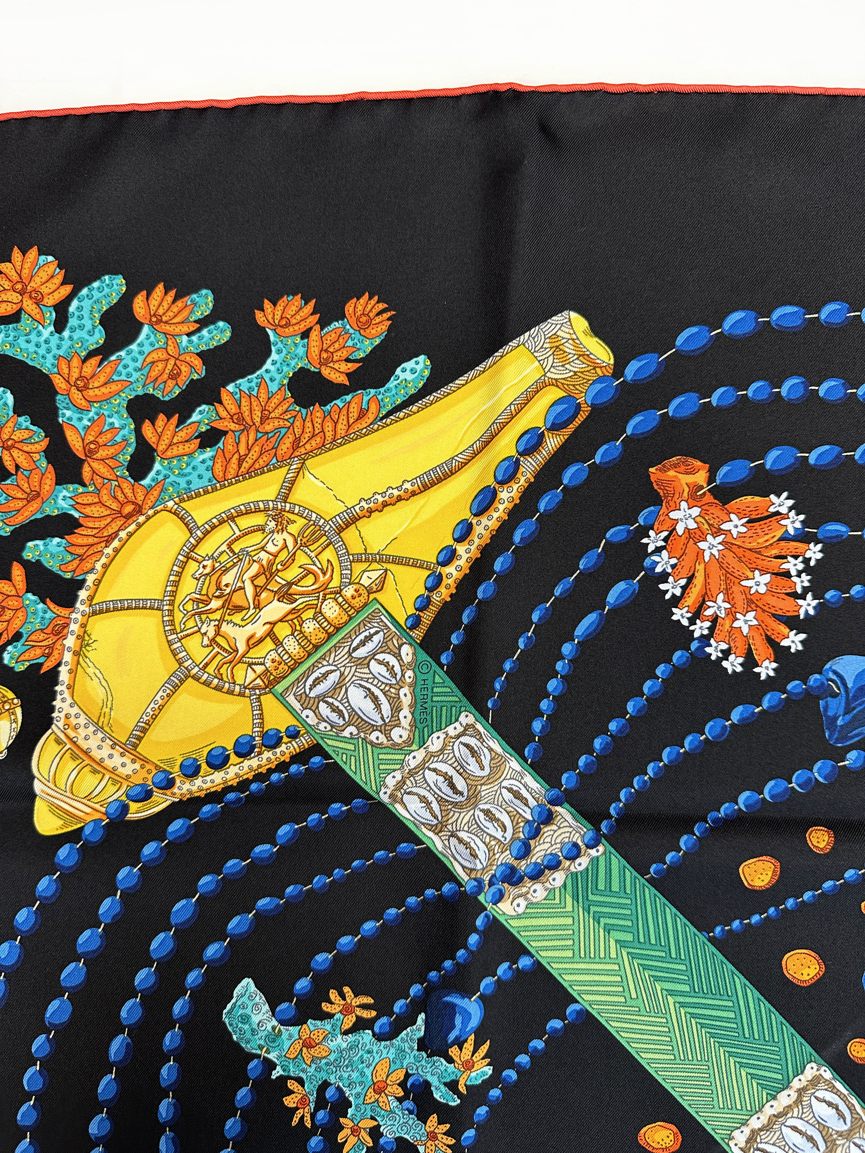 Hermès Chemins de Corail 90