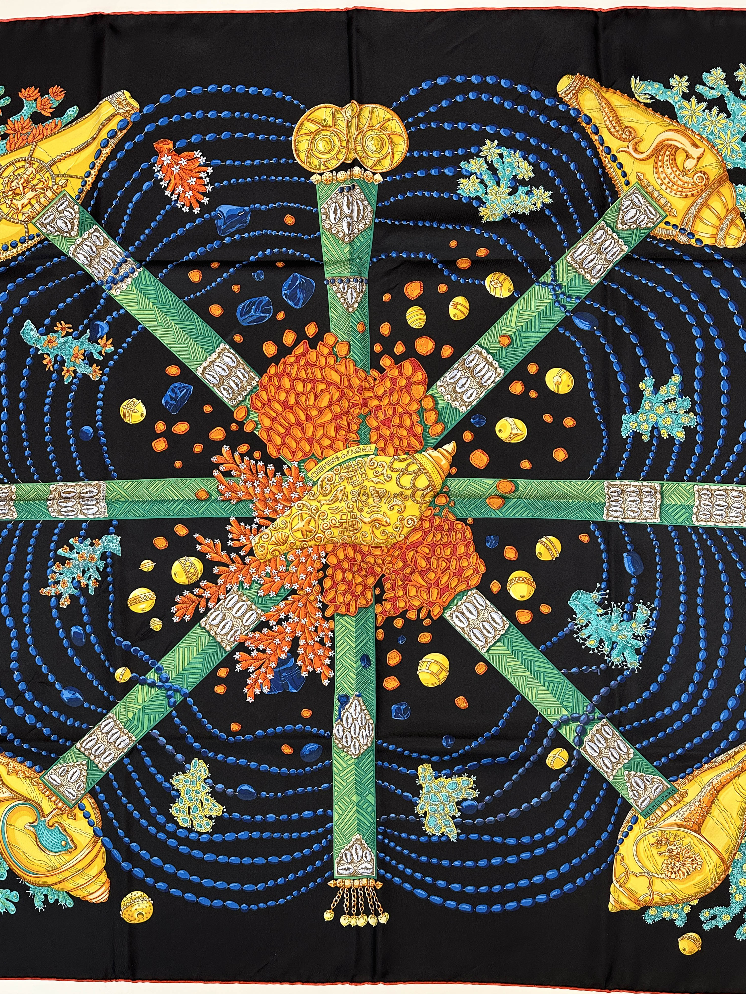 Hermès Chemins de Corail 90