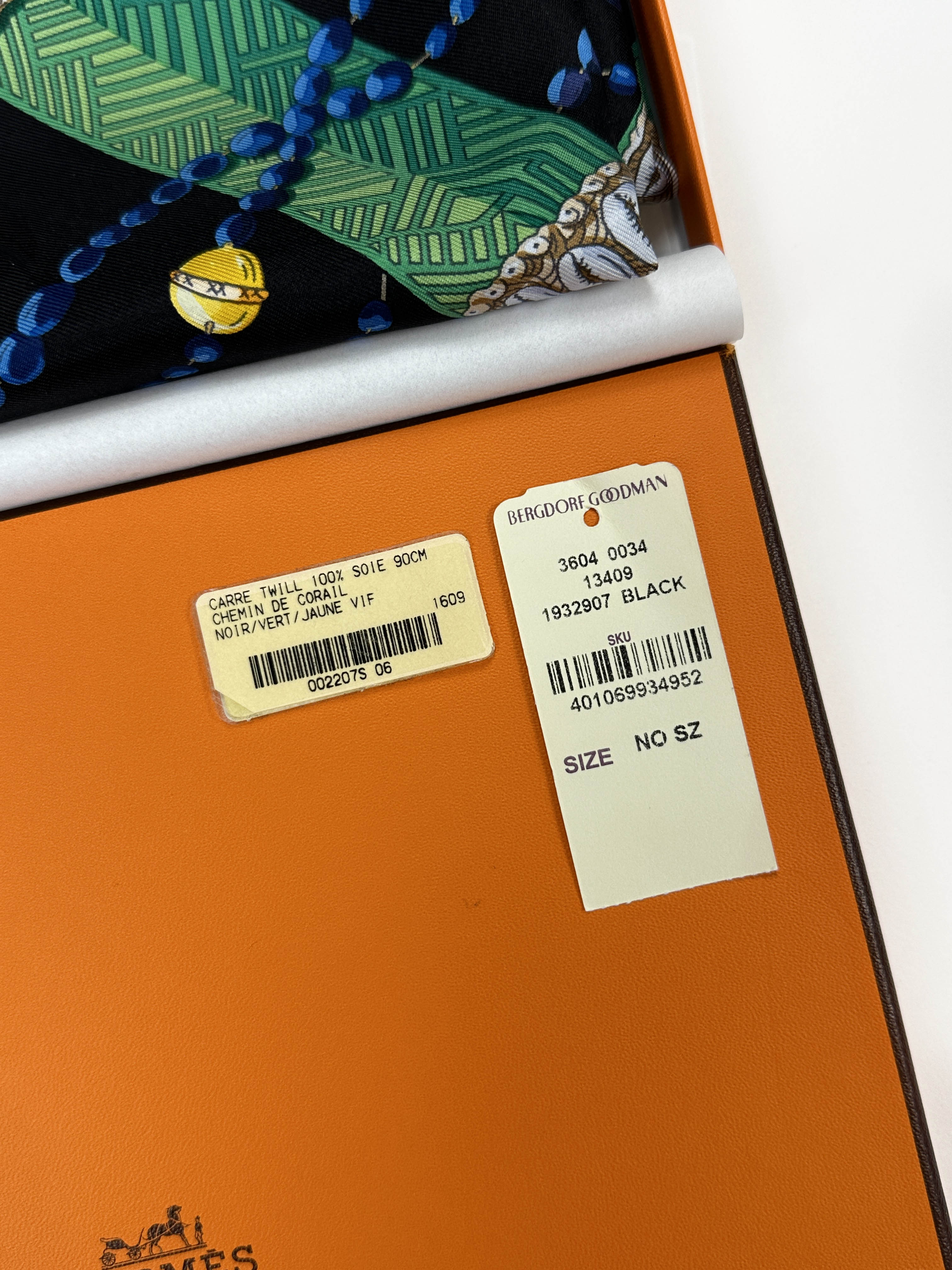 Hermès Chemins de Corail 90