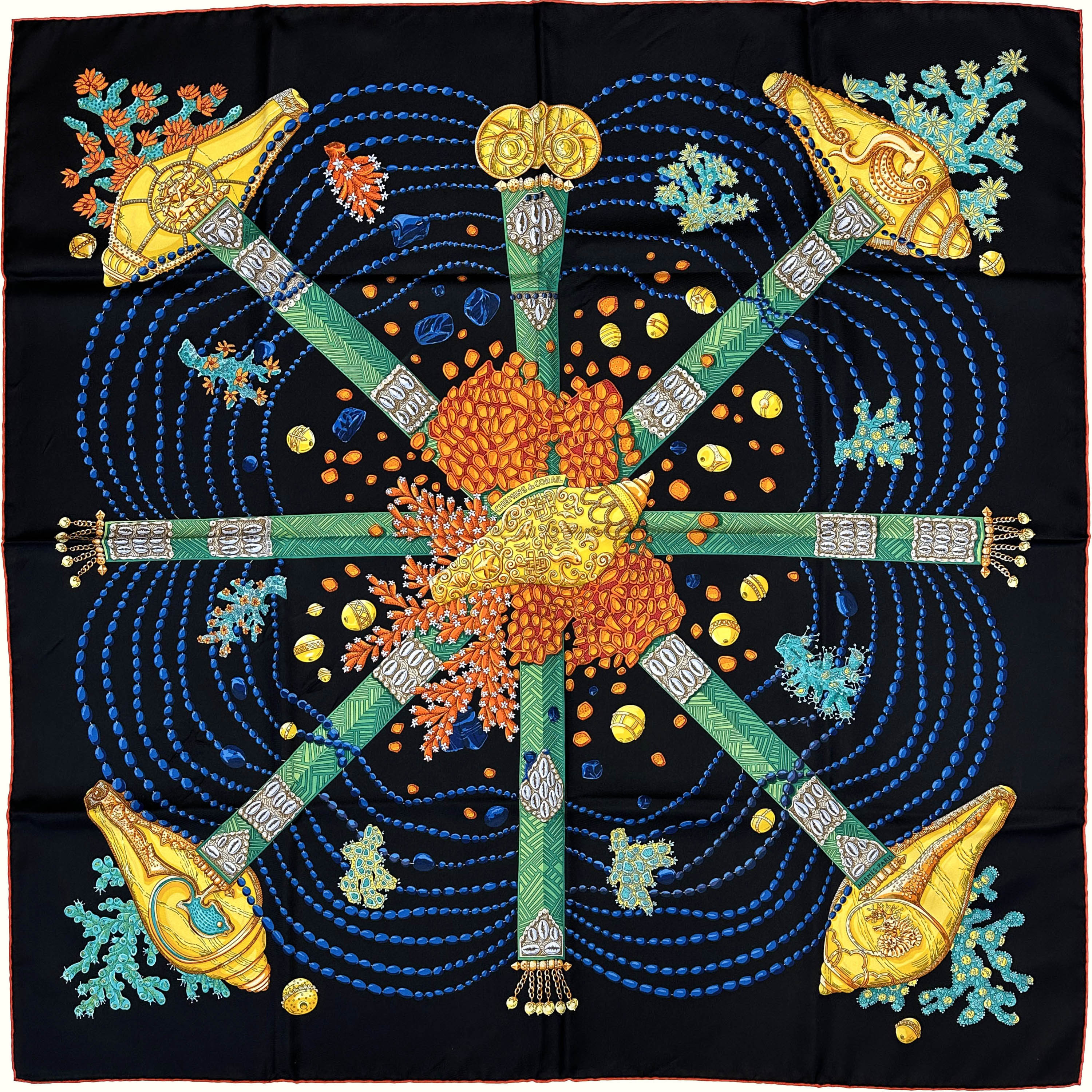 Hermès Chemins de Corail 90