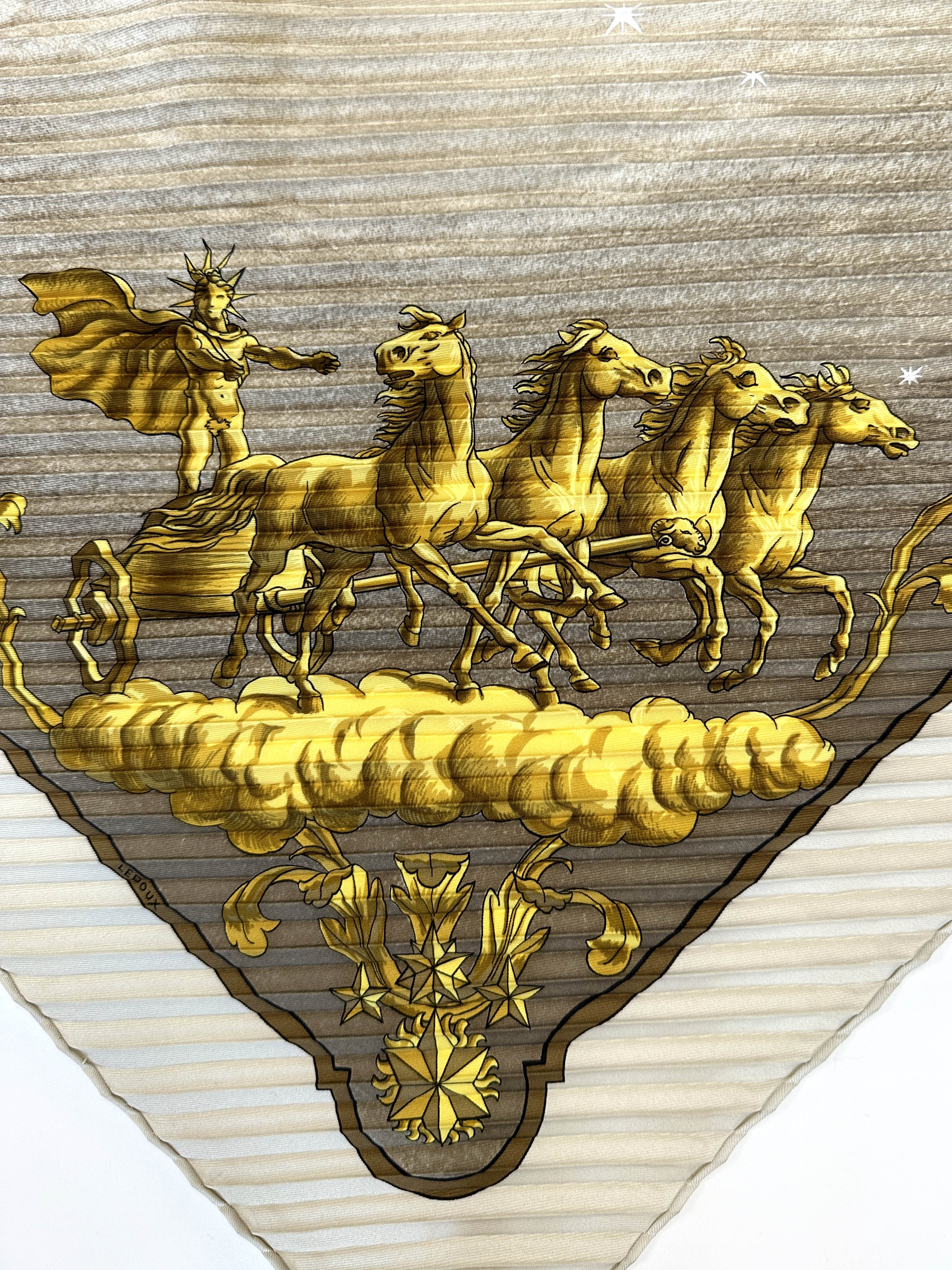 Hermès Cosmos Plissé 90