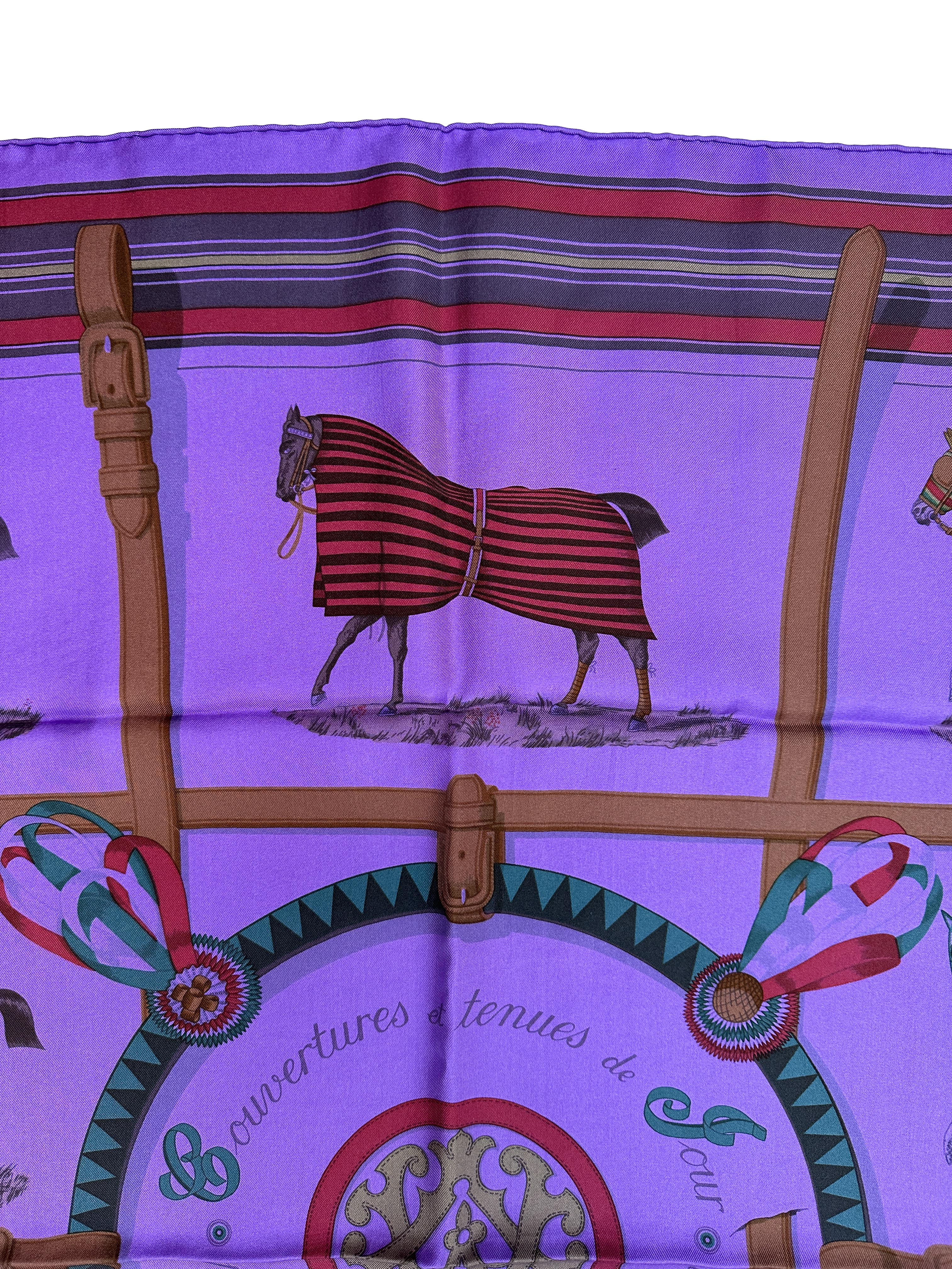Hermès Couvertures et Tenues de Jour Dip Dye 90