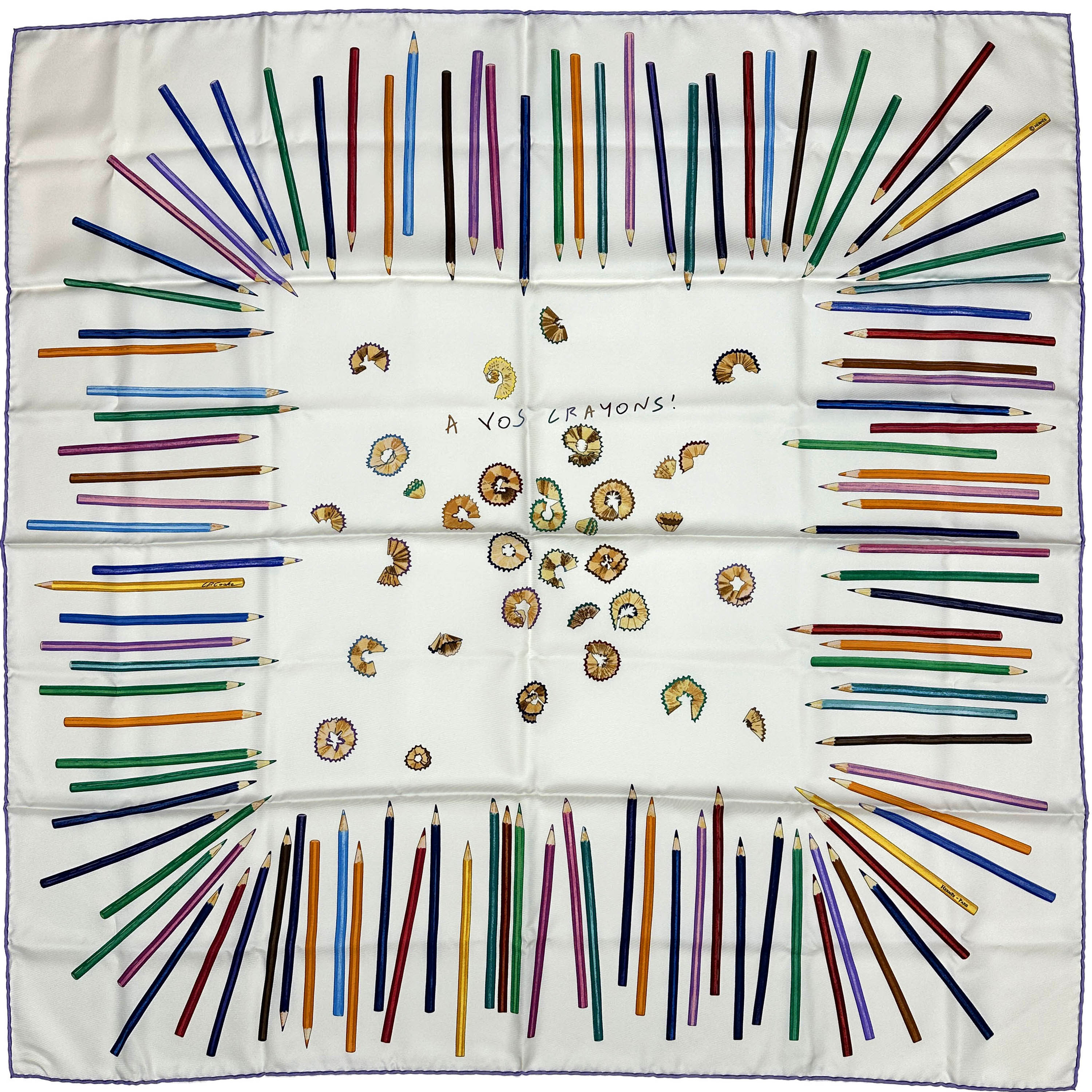 Hermès A Vos Crayons 90