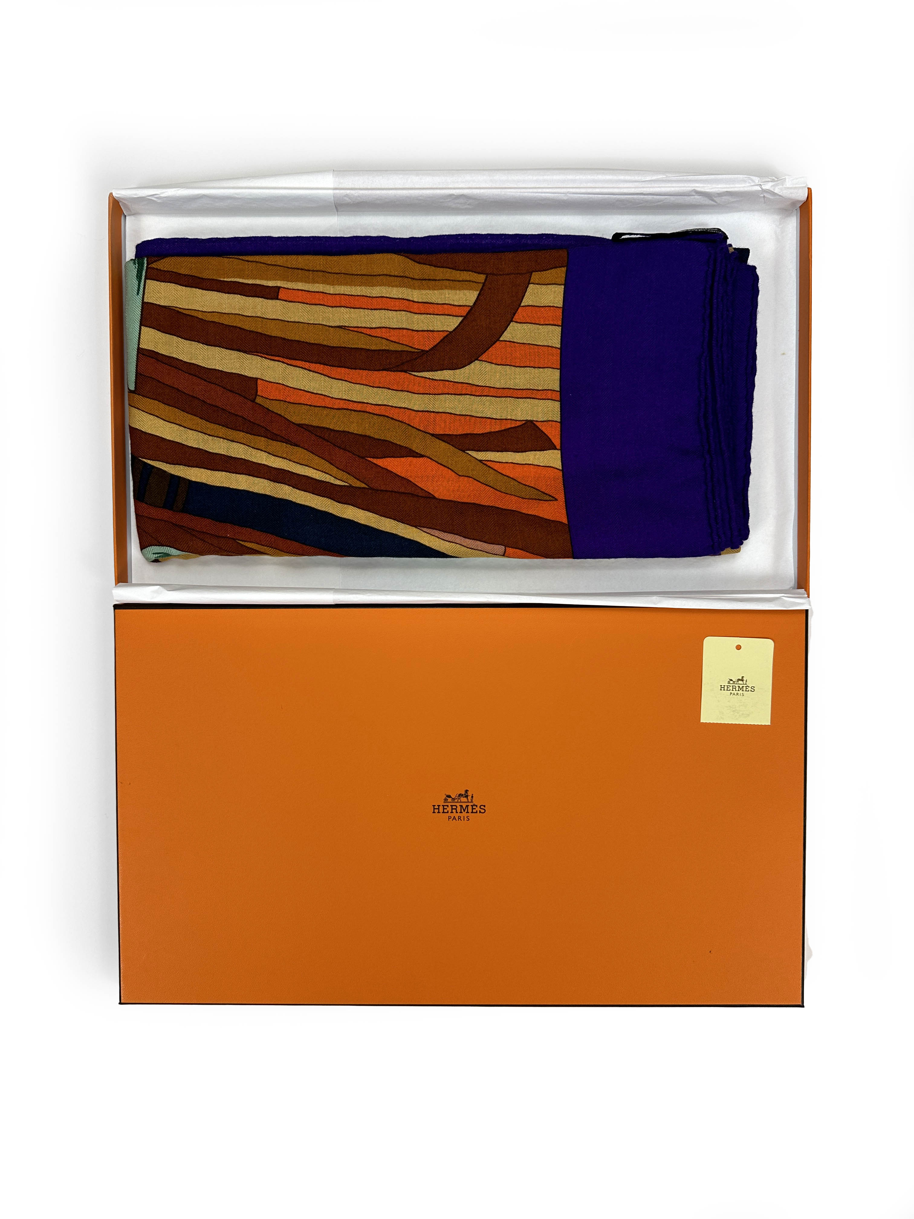 Hermès Cuirs du Désert Detail Cashmere Silk 140