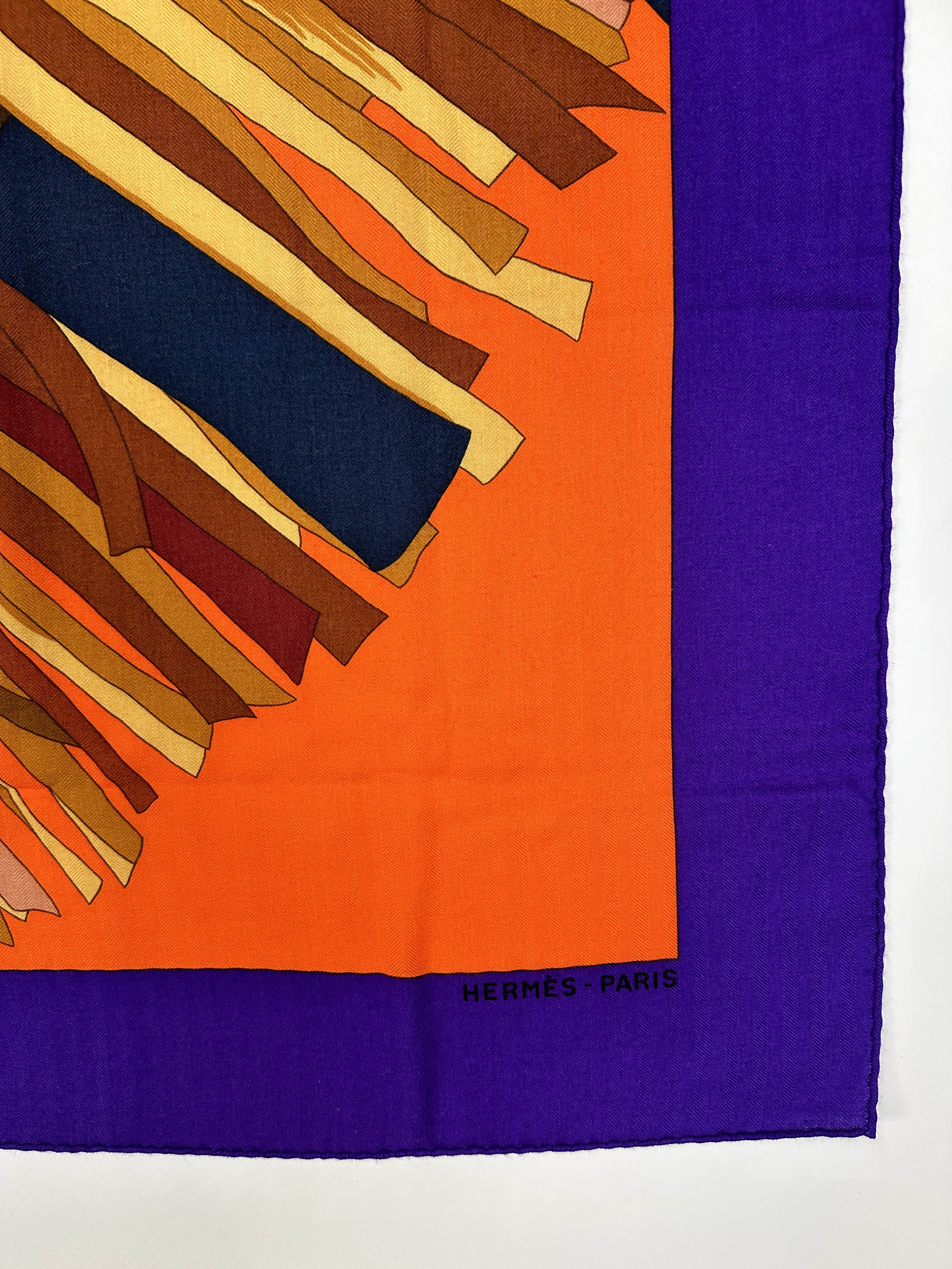 Hermès Cuirs du Désert Detail Cashmere Silk 140