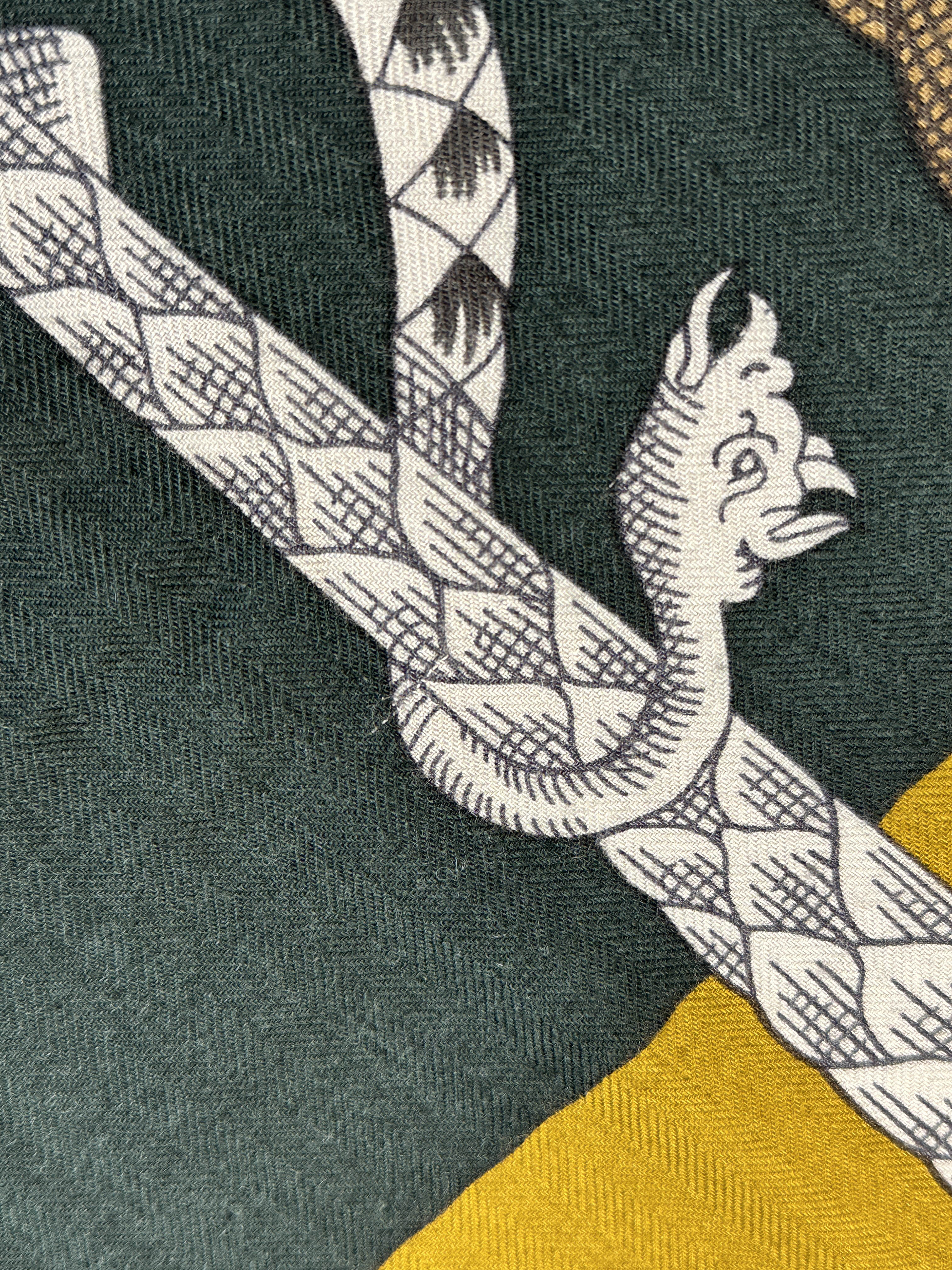 Hermès Cavalleria D'Etriers Cashmere Silk 140