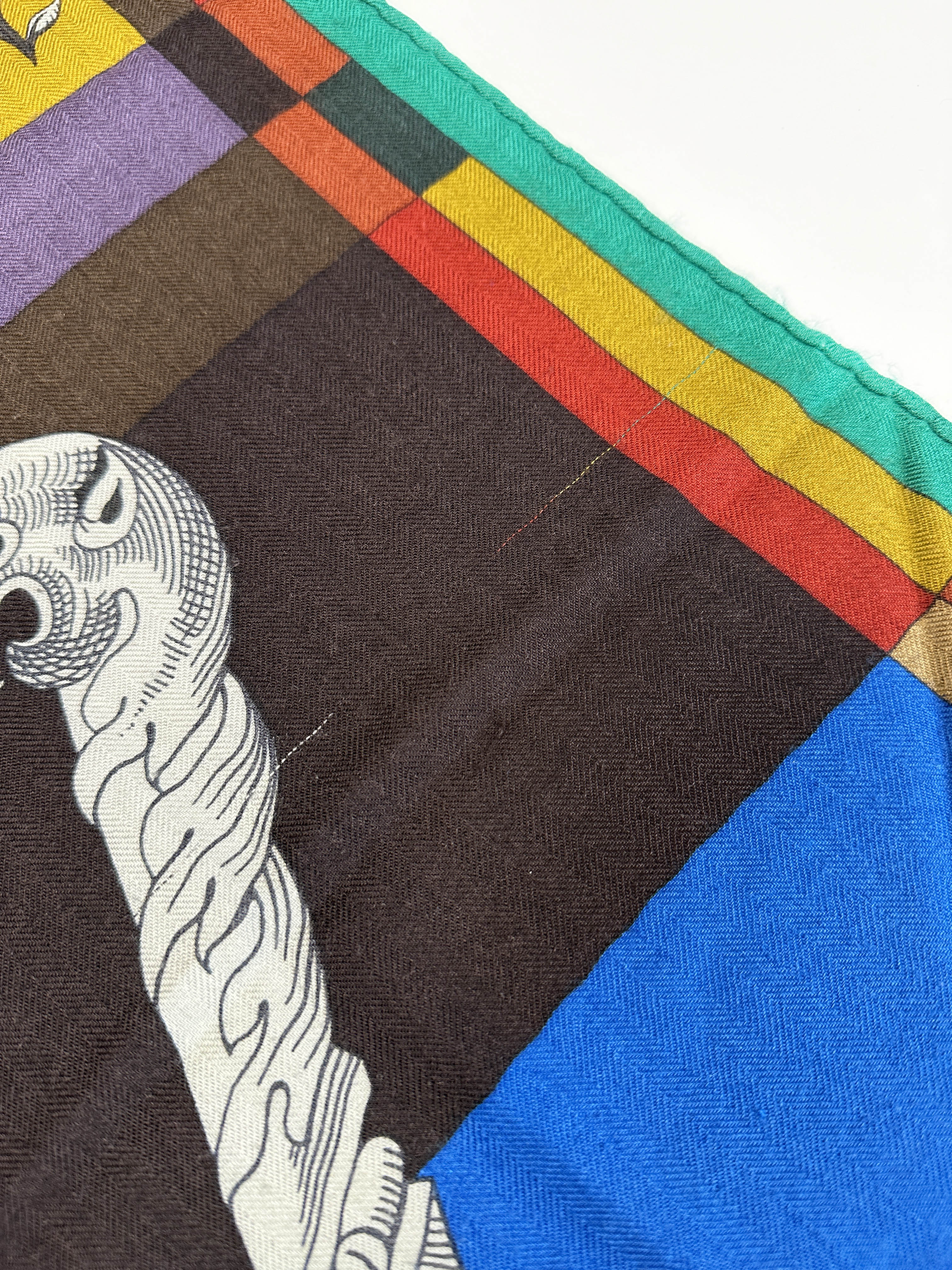Hermès Cavalleria D'Etriers Cashmere Silk 140