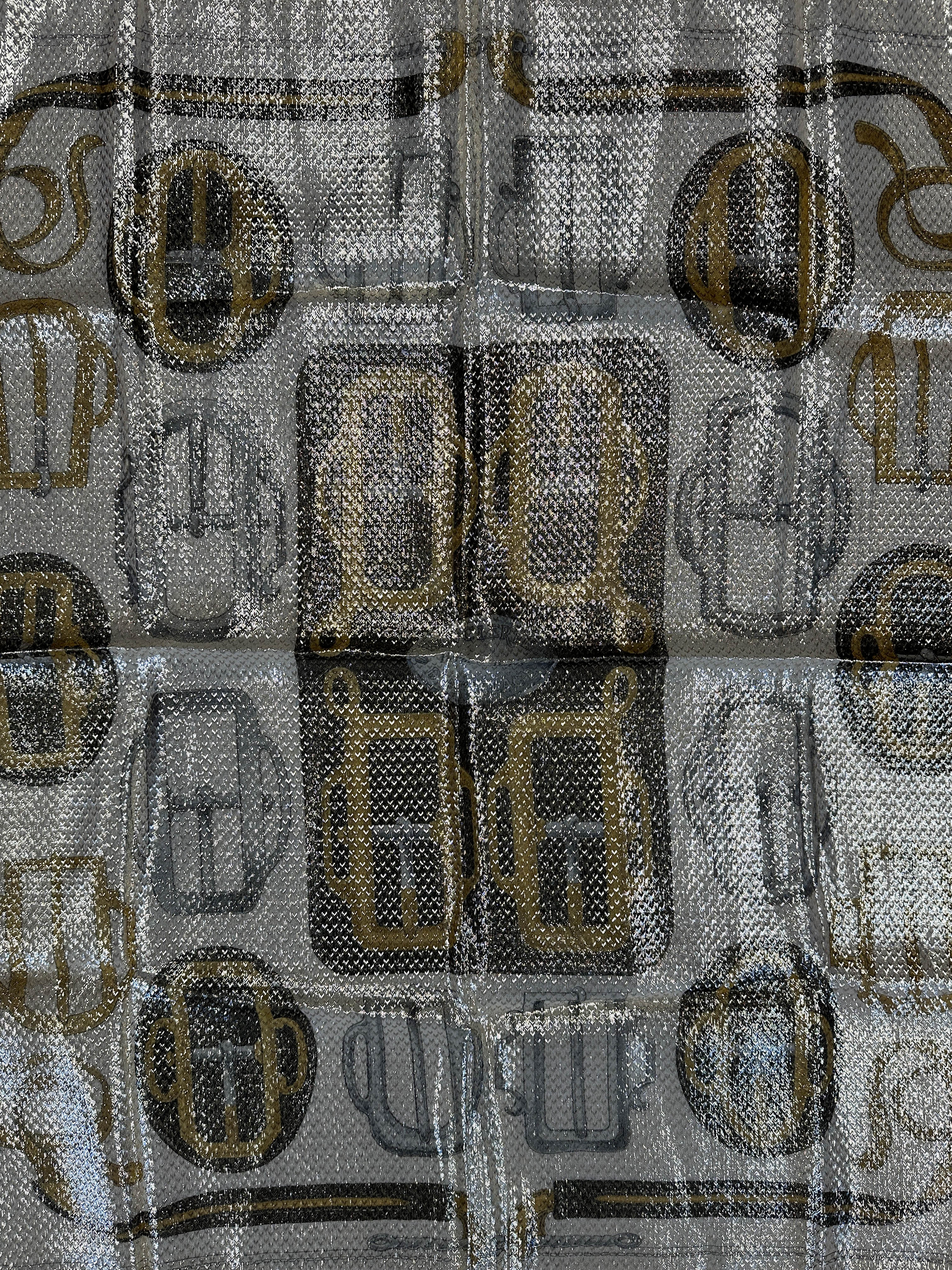 Hermès Bouclerie d'Attelage Glitter 55