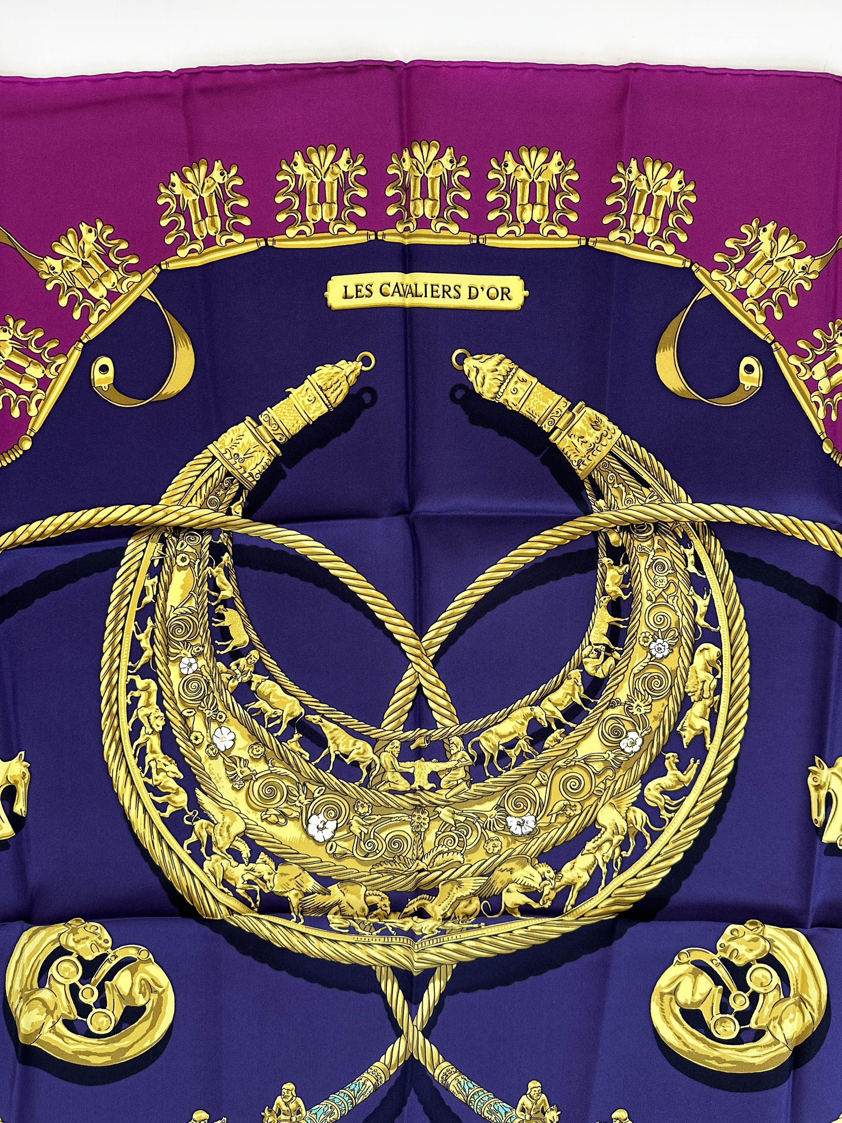 Hermès Les Cavaliers d'Or 90